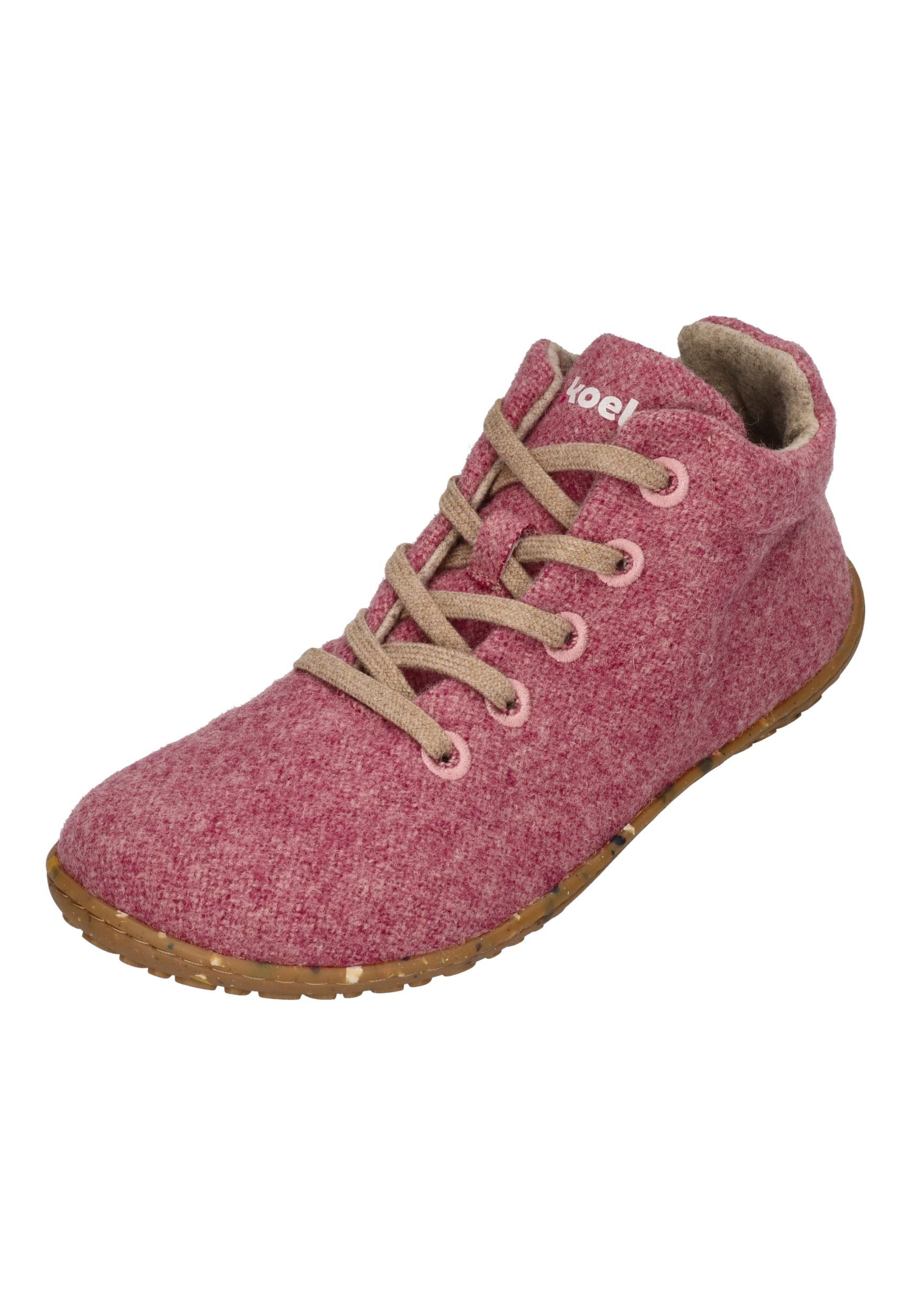 KOEL INA ECO MERINO Barfußschuh Pink