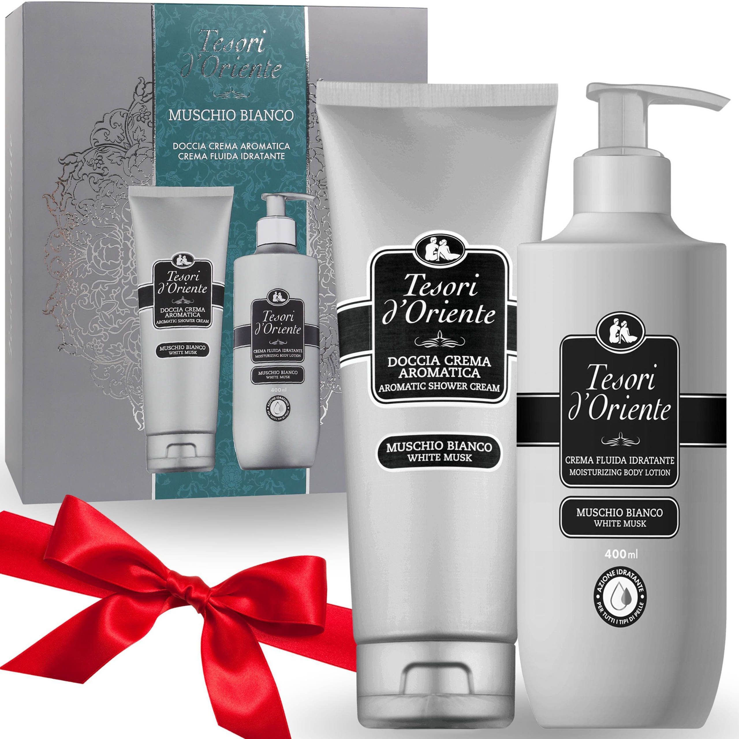 Tesori d´Oriente Körperpflegemittel Tesori d'Oriente Muschio Bianco Geschenkset, Körperbalsam & Duschgel