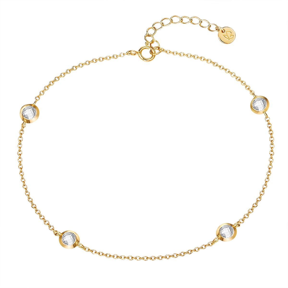Fußkette gelbgold