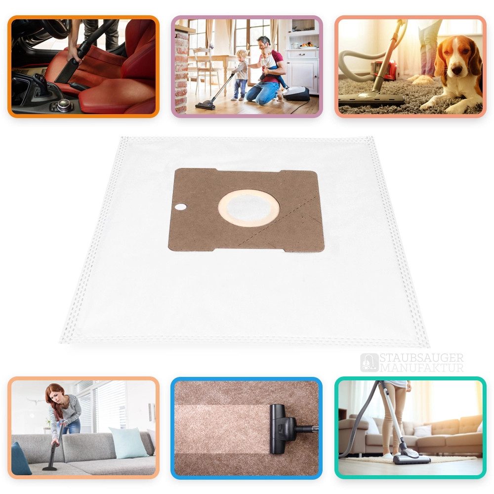 PRIMEBAG Staubsaugerbeutel 10 Filtertüten passend für Hyundai VC 004