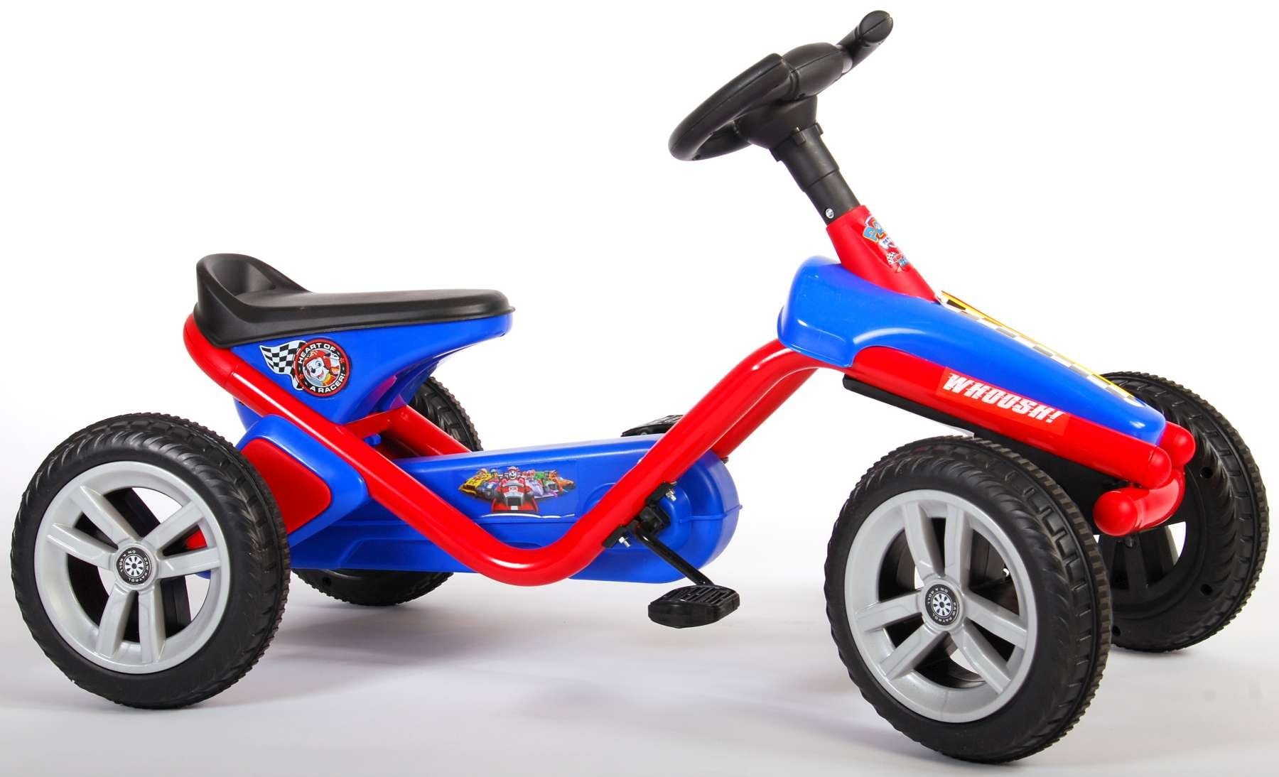 Go Rot PATROL Kinderfahrrad - PAW - Kart Blau Mini