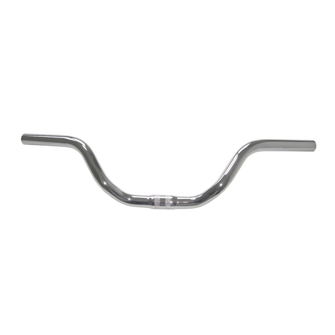 Fahrradlenker Lenkerbügel Diamant Stahl, Ø 25,4mm, 560mm, verchromt, 24°