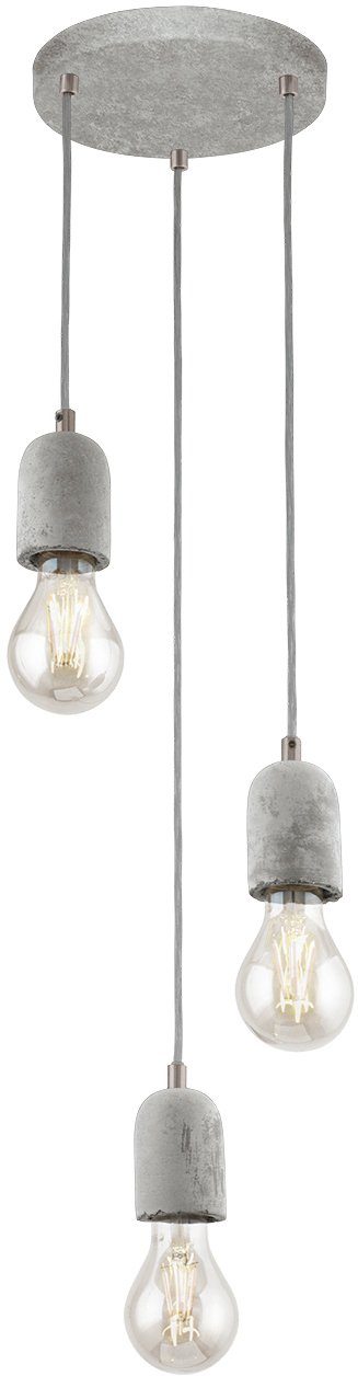 EGLO Pendelleuchte »SILVARES«, 3flammig, In BetonOptik online kaufen