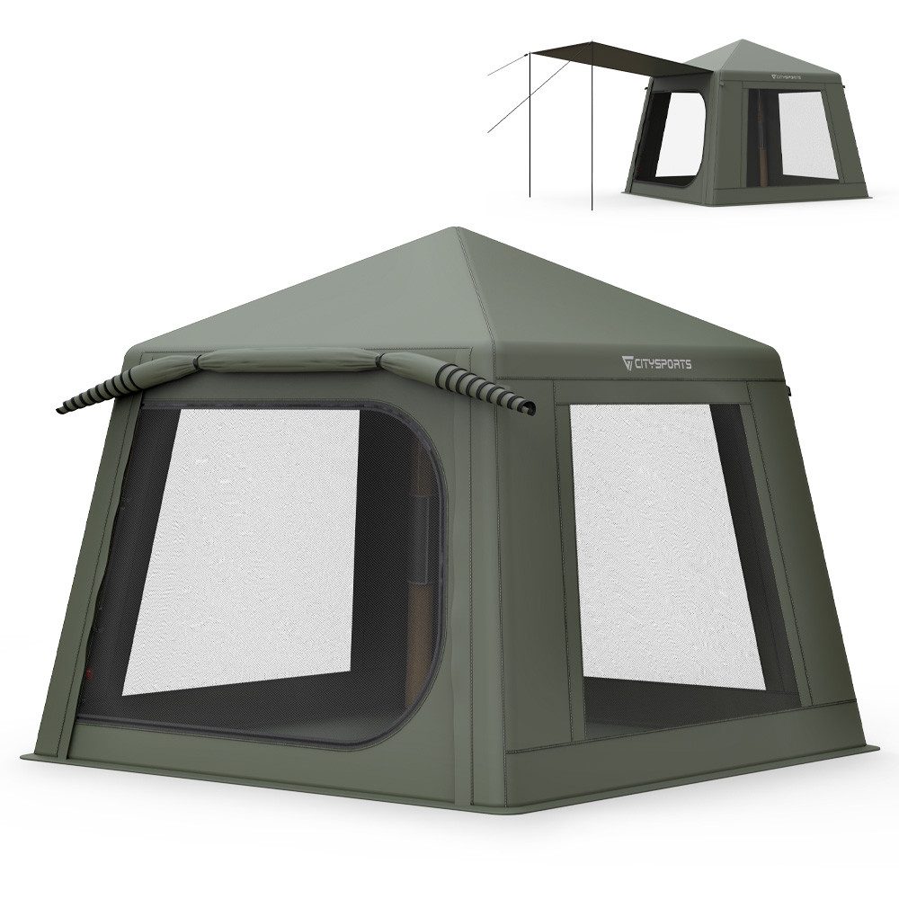 CITYSPORTS aufblasbares Zelt Campingzelt für 4-6 günstig online kaufen