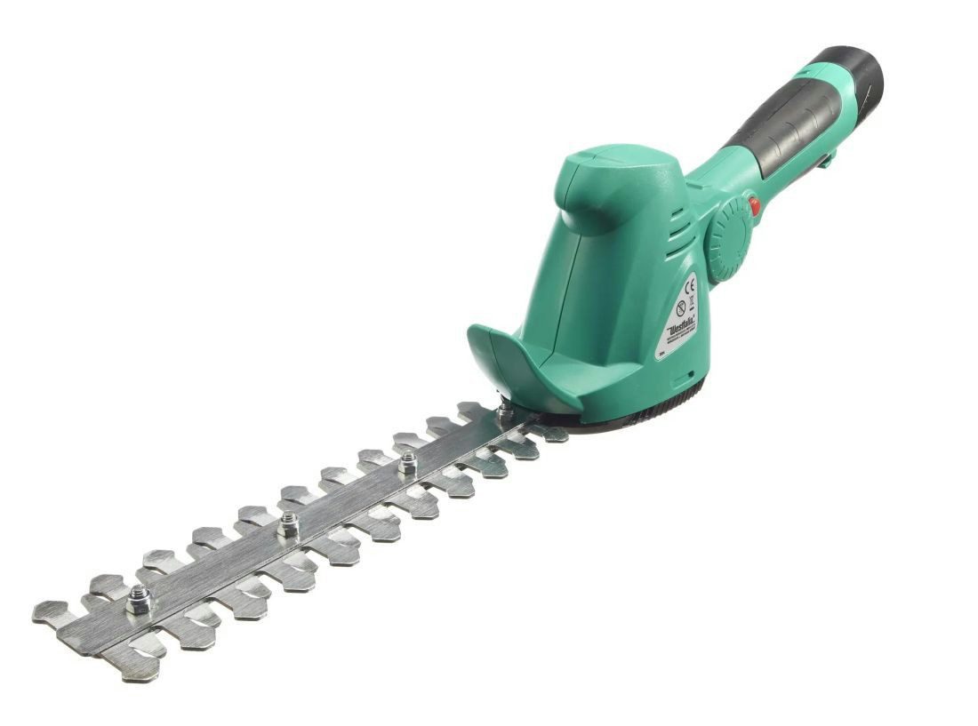 Westfalia Akku-Gras- und Strauchscherenset Gartenpflege-Set 4in1