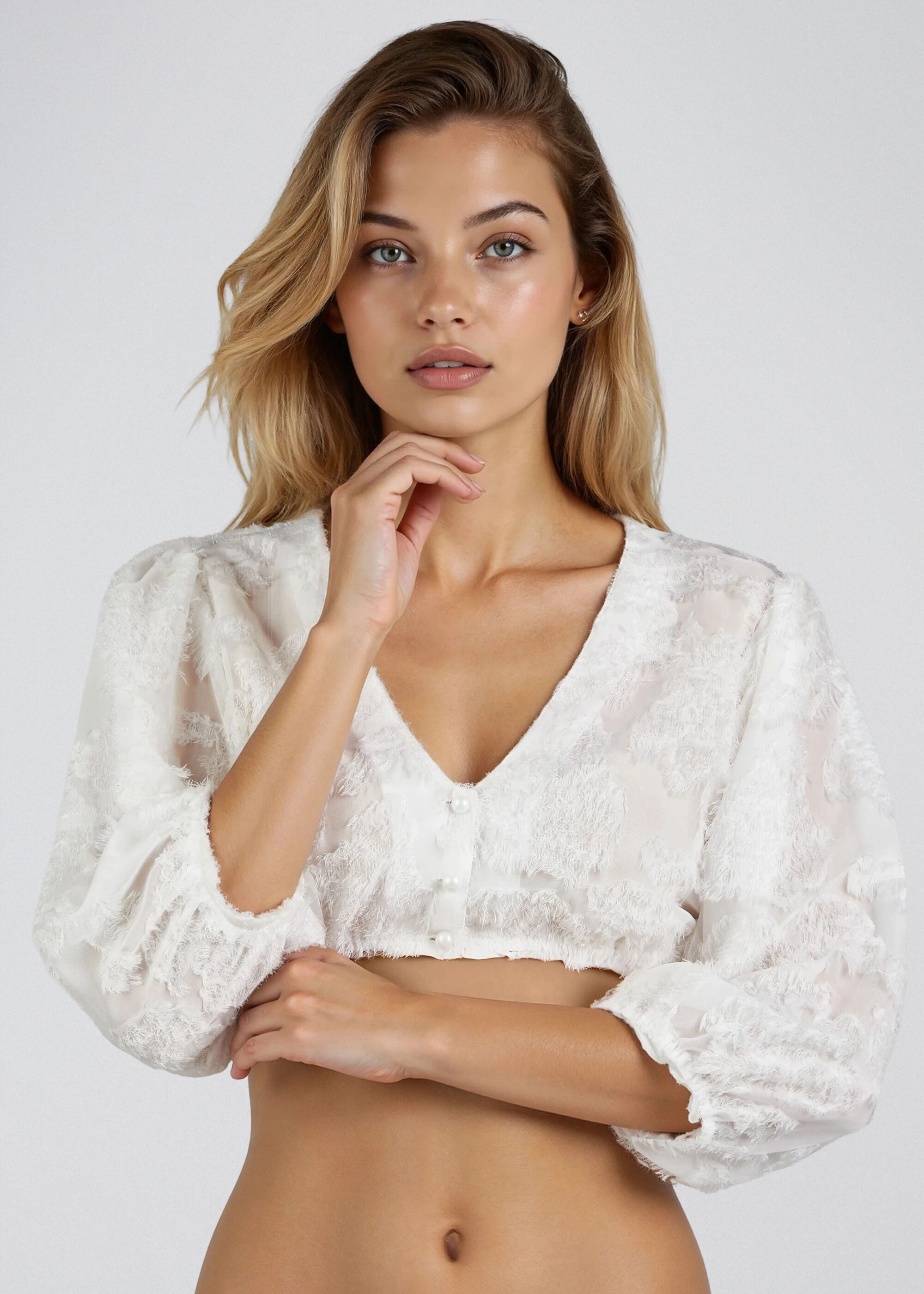 Spieth & Wensky Dirndlbluse Hauke (1-tlg) mit Perlenknöpfe