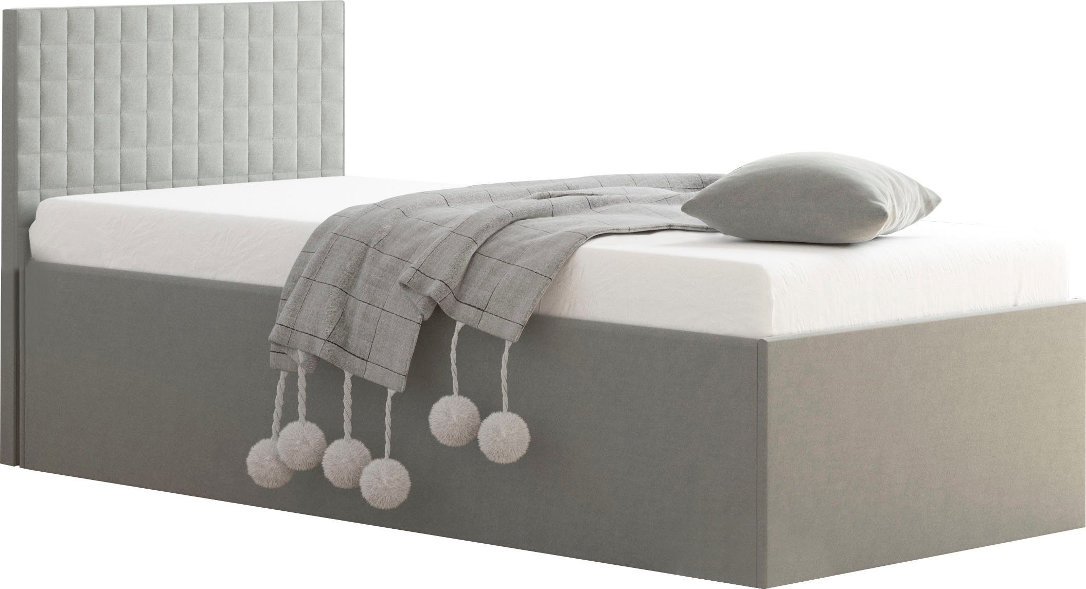 mit Ausführung Schlafkomfort Matratze bei Bettkasten mit Polsterbett, Westfalia