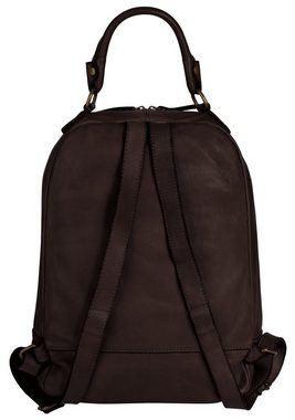 Samantha Look Cityrucksack, echt Leder, Made in Italy