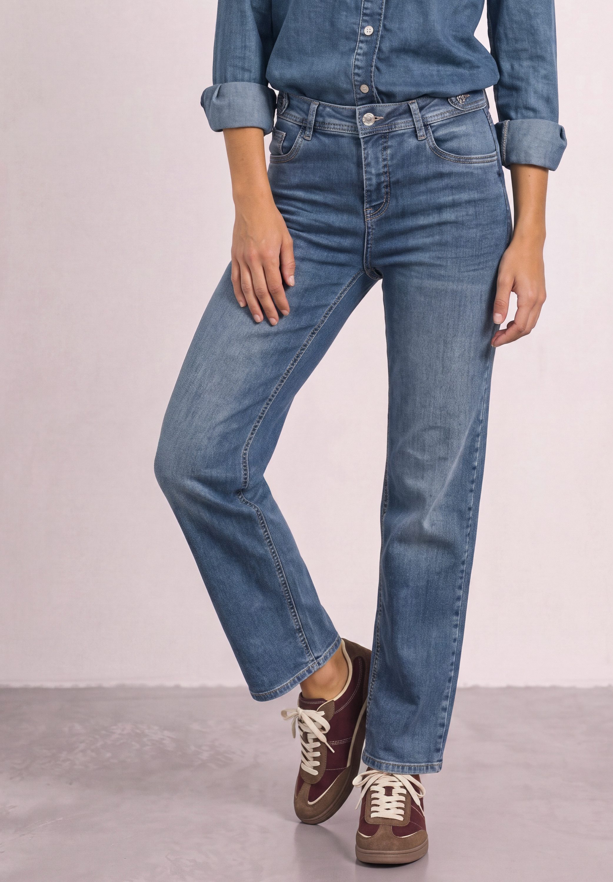 STREET ONE Comfort-fit-Jeans 5-Pocket-Style – Bild 2 von 5