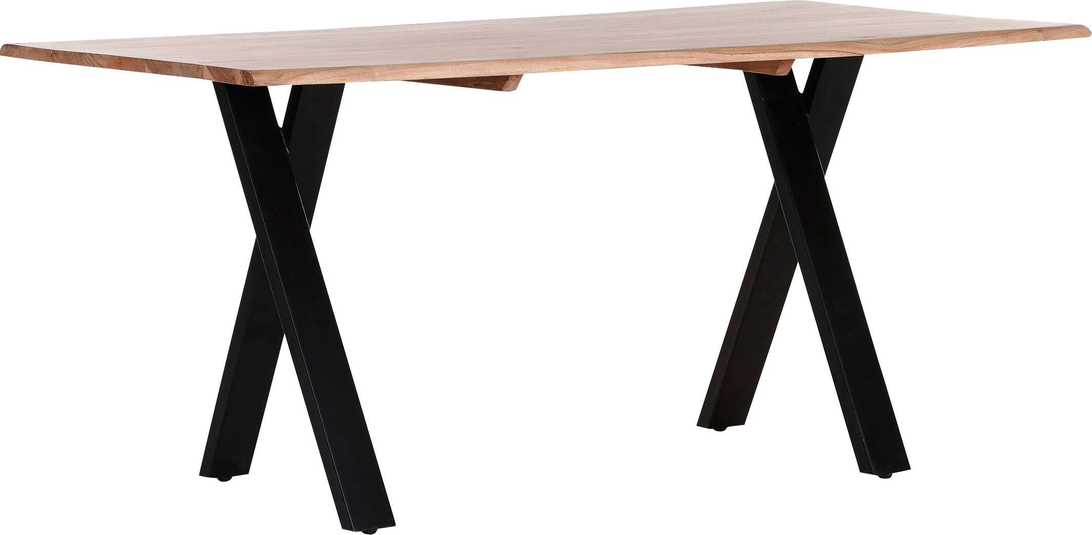 Gutmann Factory Esstisch Ted, mit massiver Akazienholzplatte