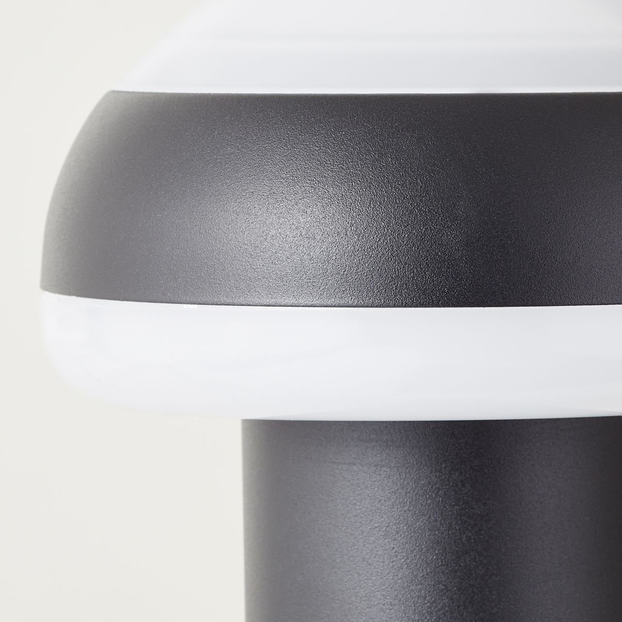 Edelstahl/Kunststoff, Ilton, Außen-Stehlampe Außenstandleuchte Brilliant 1 schwarz, LED 80cm sand Ilton