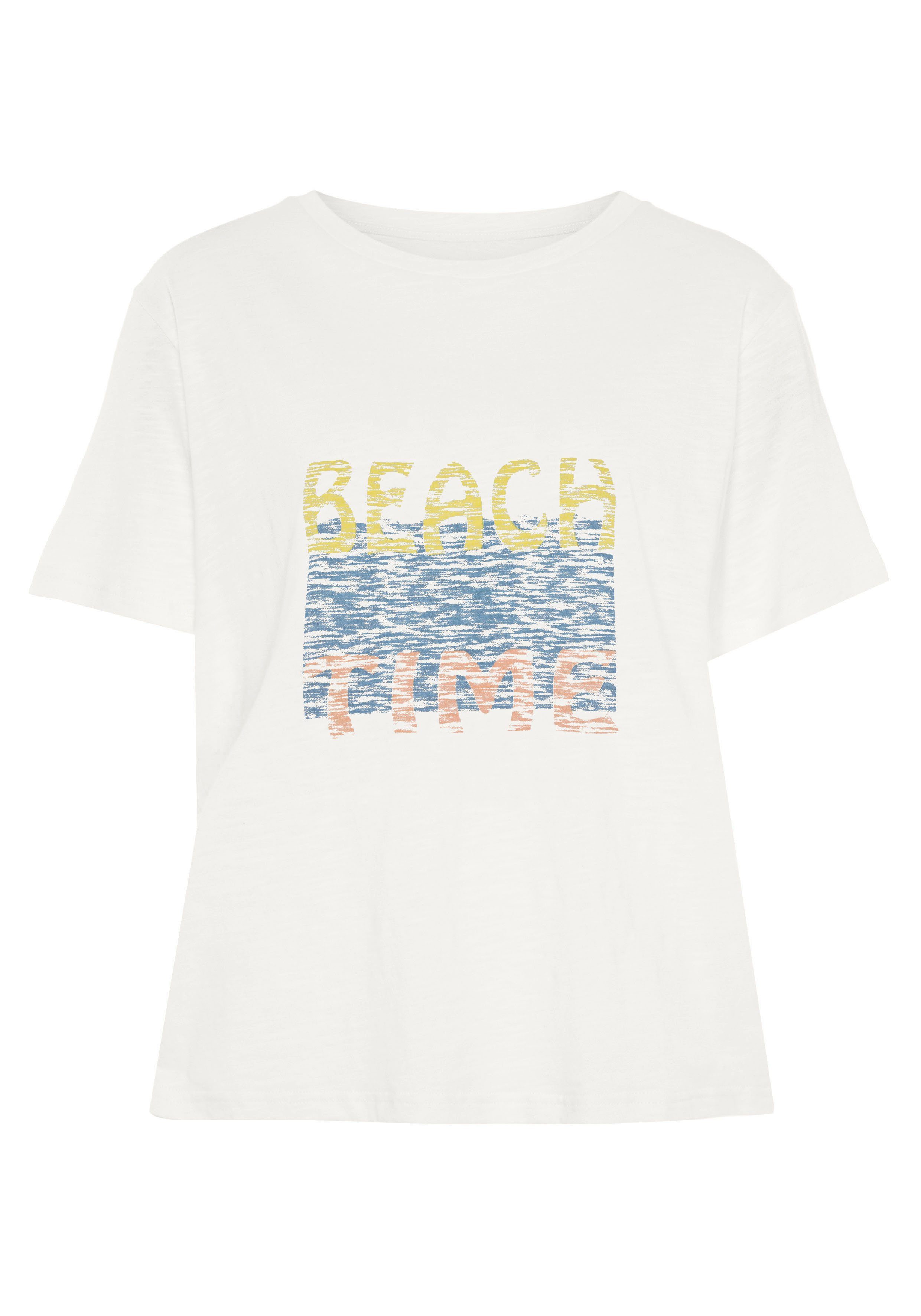 verschiedenen Beachtime Drucken (Packung, T-Shirt mit 2-tlg) zwei