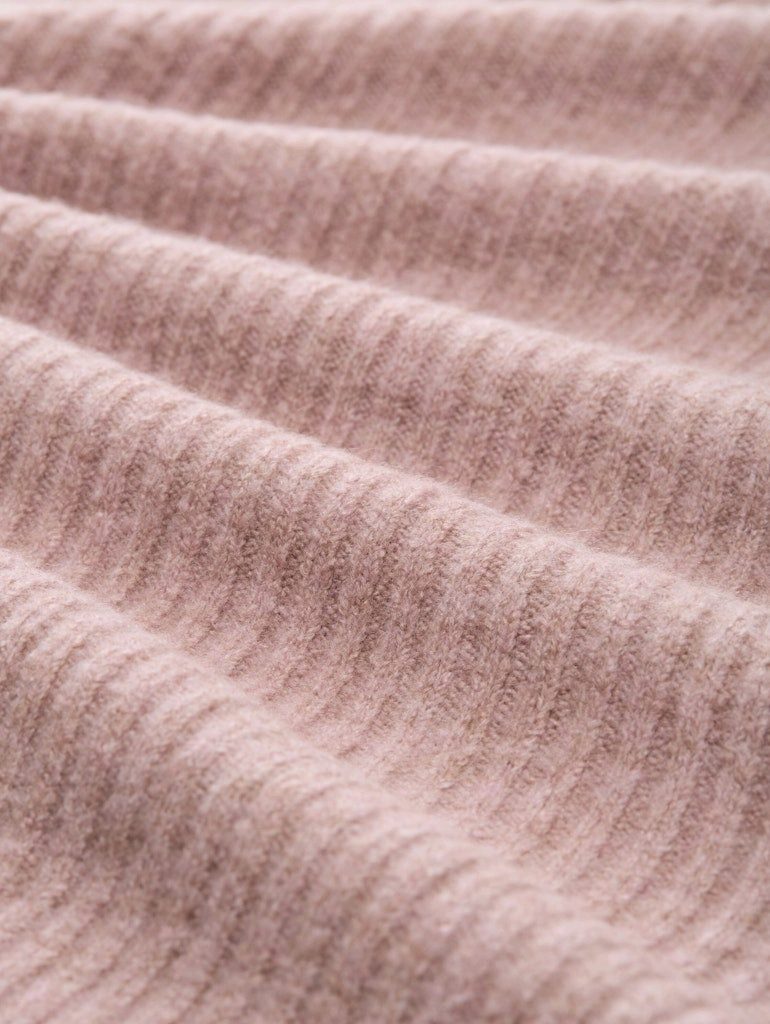 TOM TAILOR Rundhalspullover Pullover aus Rippstrick Nachhaltiger Materialmi günstig online kaufen