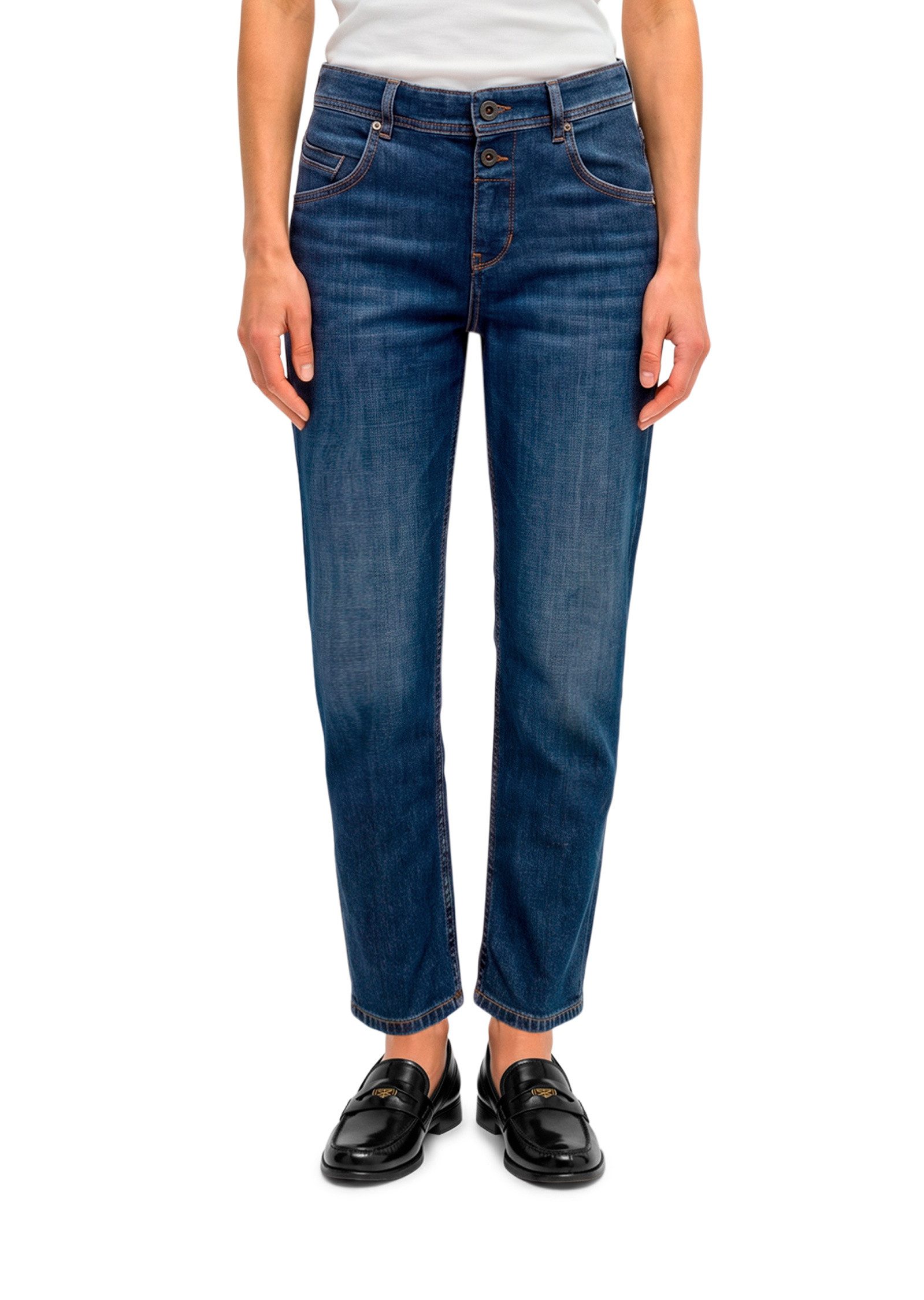Marc O'Polo Boyfriend-Jeans aus softem Baumwoll-Stretch