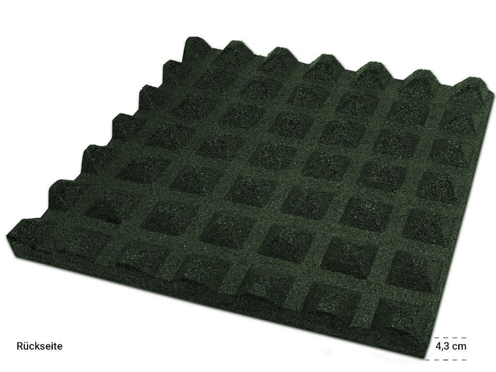 HPFloor Bodenschutzmatte Fallschutzmatte 50x50 cm 43 mm stark