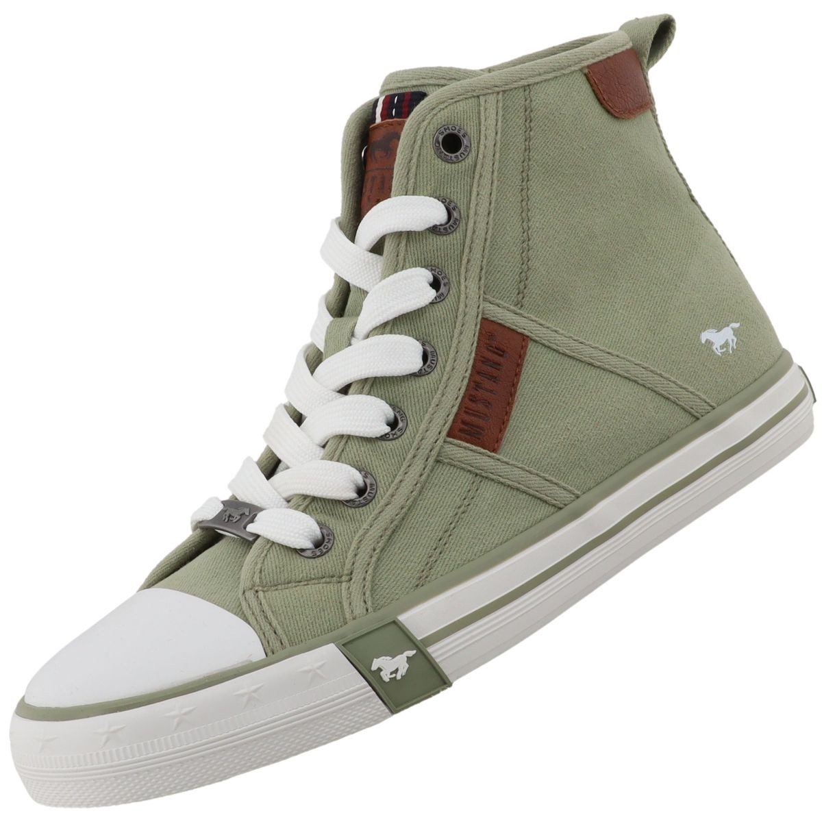 Mustang Shoes 26M0242005-sage Sneaker