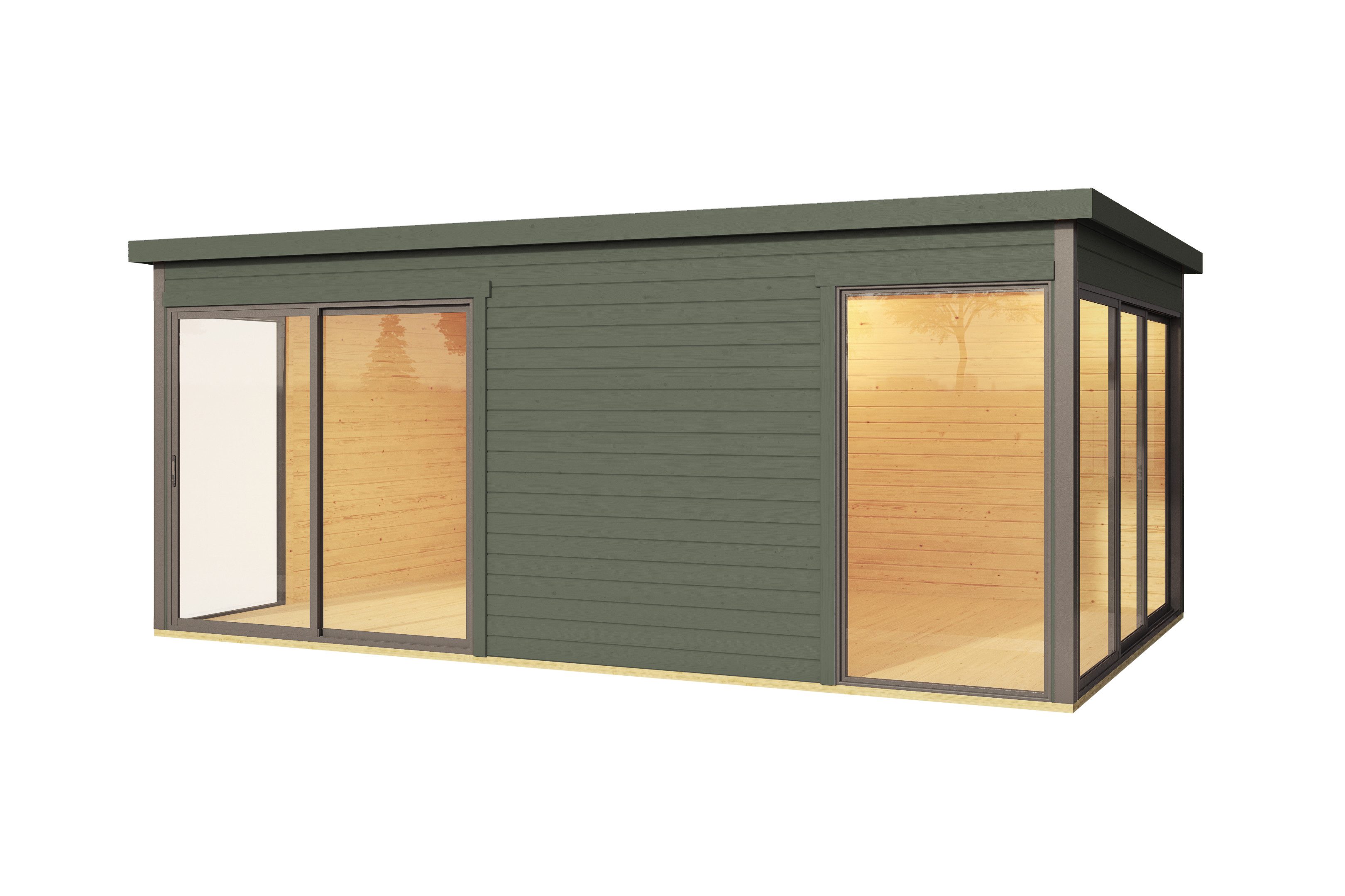 Nordic Holz Gartenhaus DOMEO 3, BxT: 528,4x341,5 cm