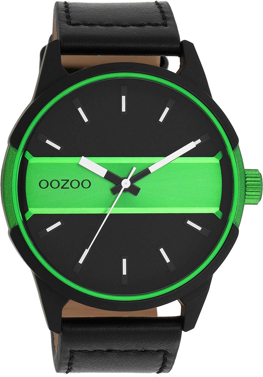 OOZOO Quarzuhr C11234, Armbanduhr, Herrenuhr. Lederarmband günstig online kaufen