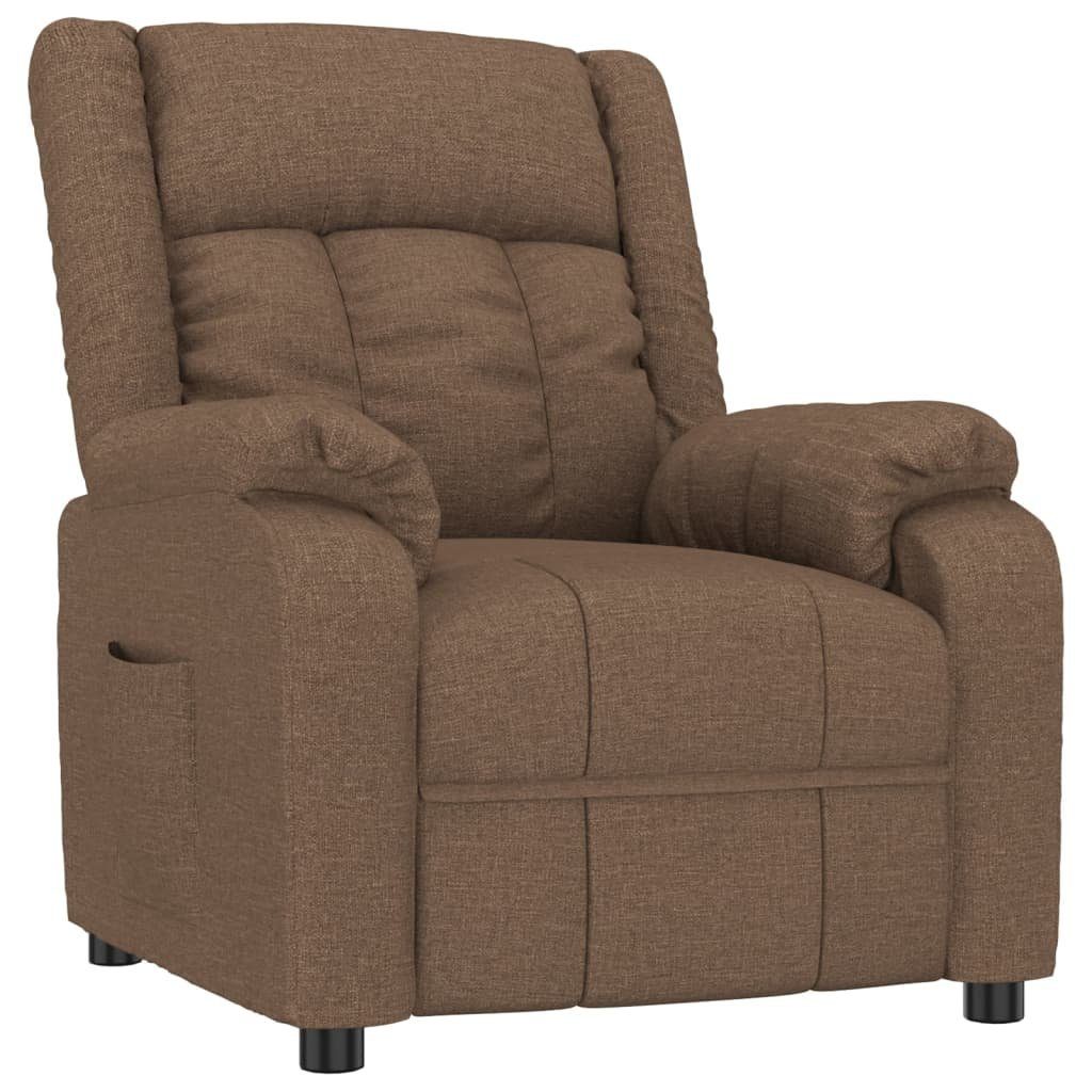 vidaXL Sessel Relaxsessel Braun Stoff (1-St) günstig online kaufen