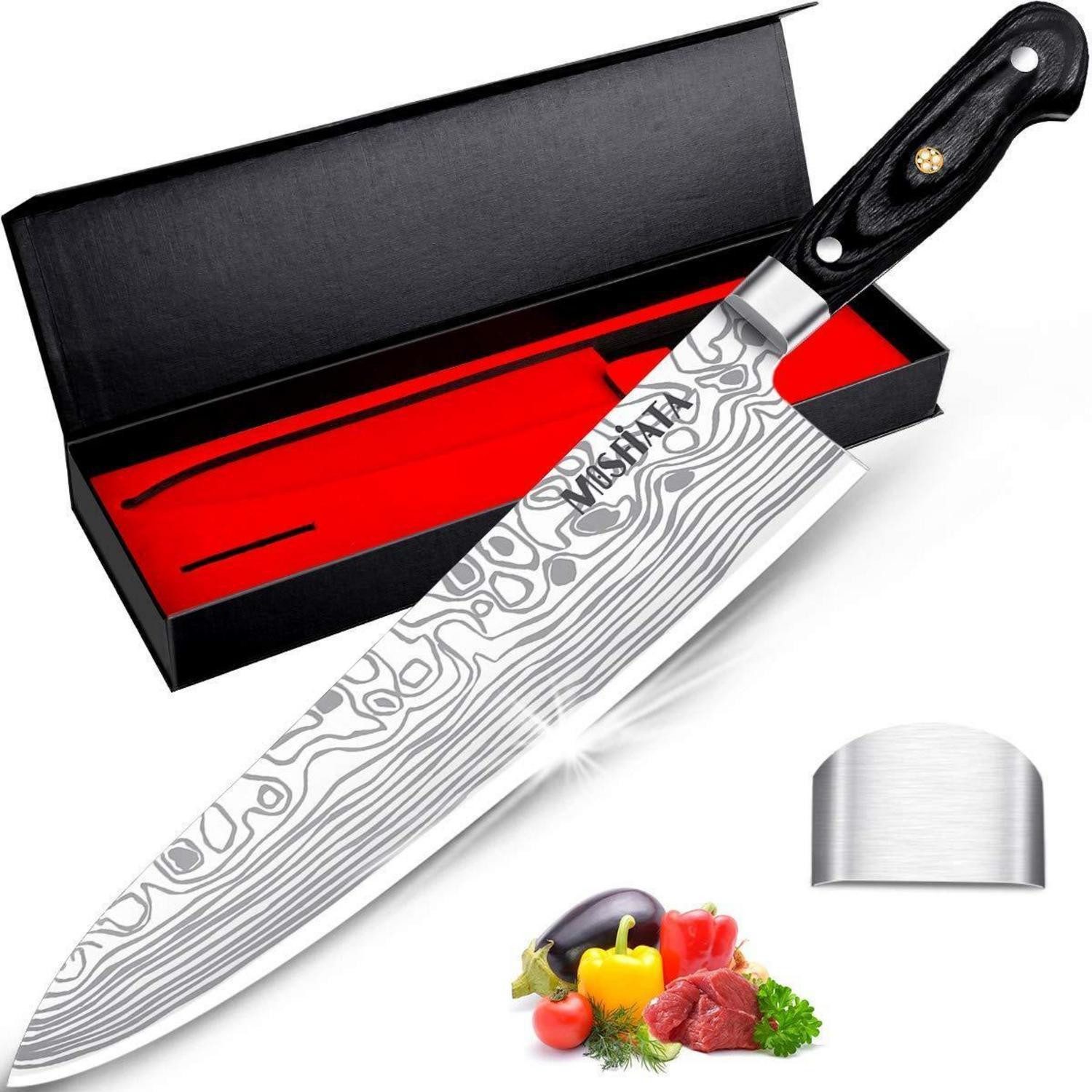 LuxusKollektion Kochmesser Gyutou Kochmesser 25cm Scharf Holzgriff