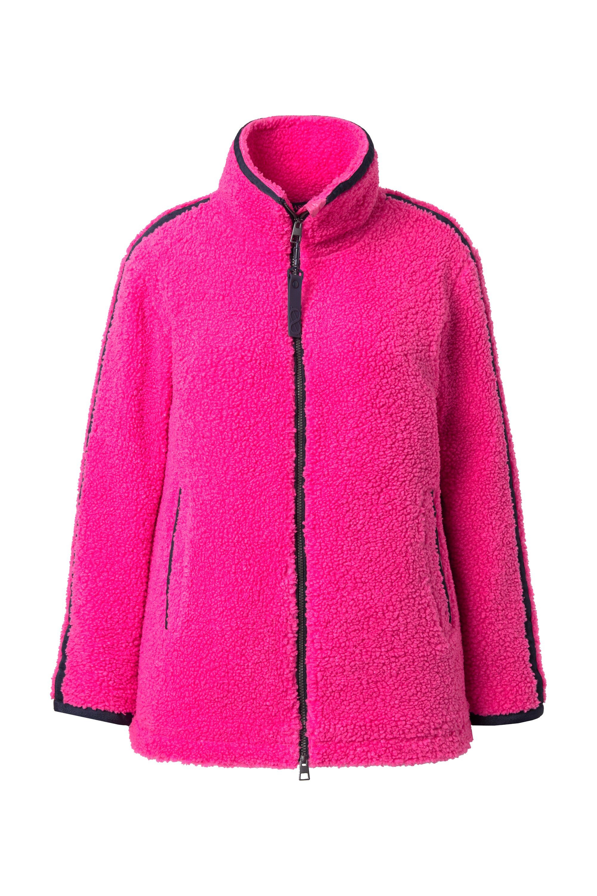 Laurasøn Sweatjacke Teddyjacke Stehkragen Langarm günstig online kaufen