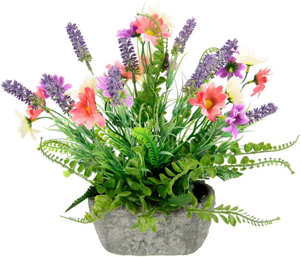 Kunstpflanze Margeriten/Lavendel, I.GE.A., Höhe 30 cm