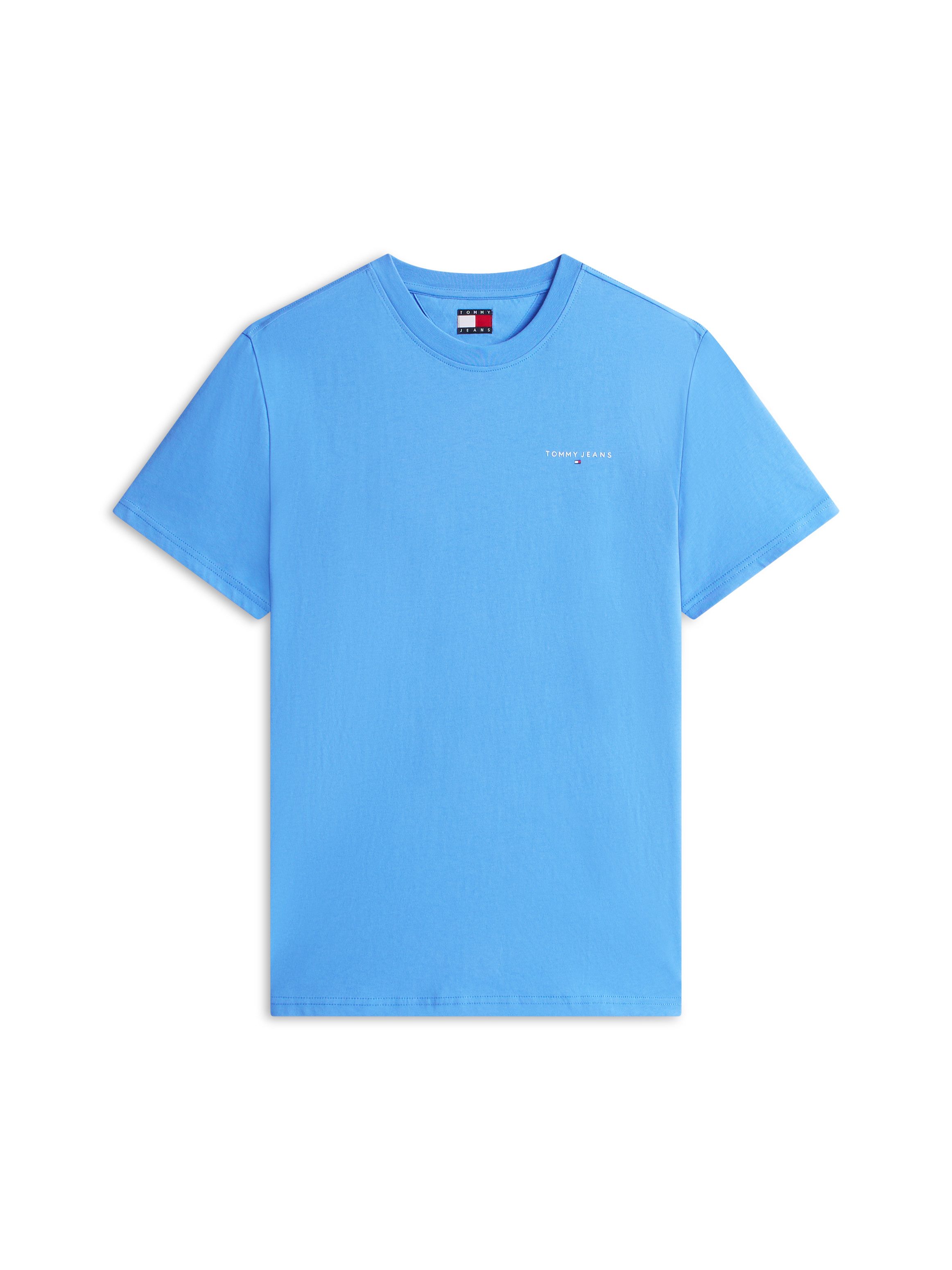Tommy Jeans T-Shirt TJM SLIM LINEAR CHEST TEE EXT Mit Rundhalsausschnitt – Bild 4 von 5