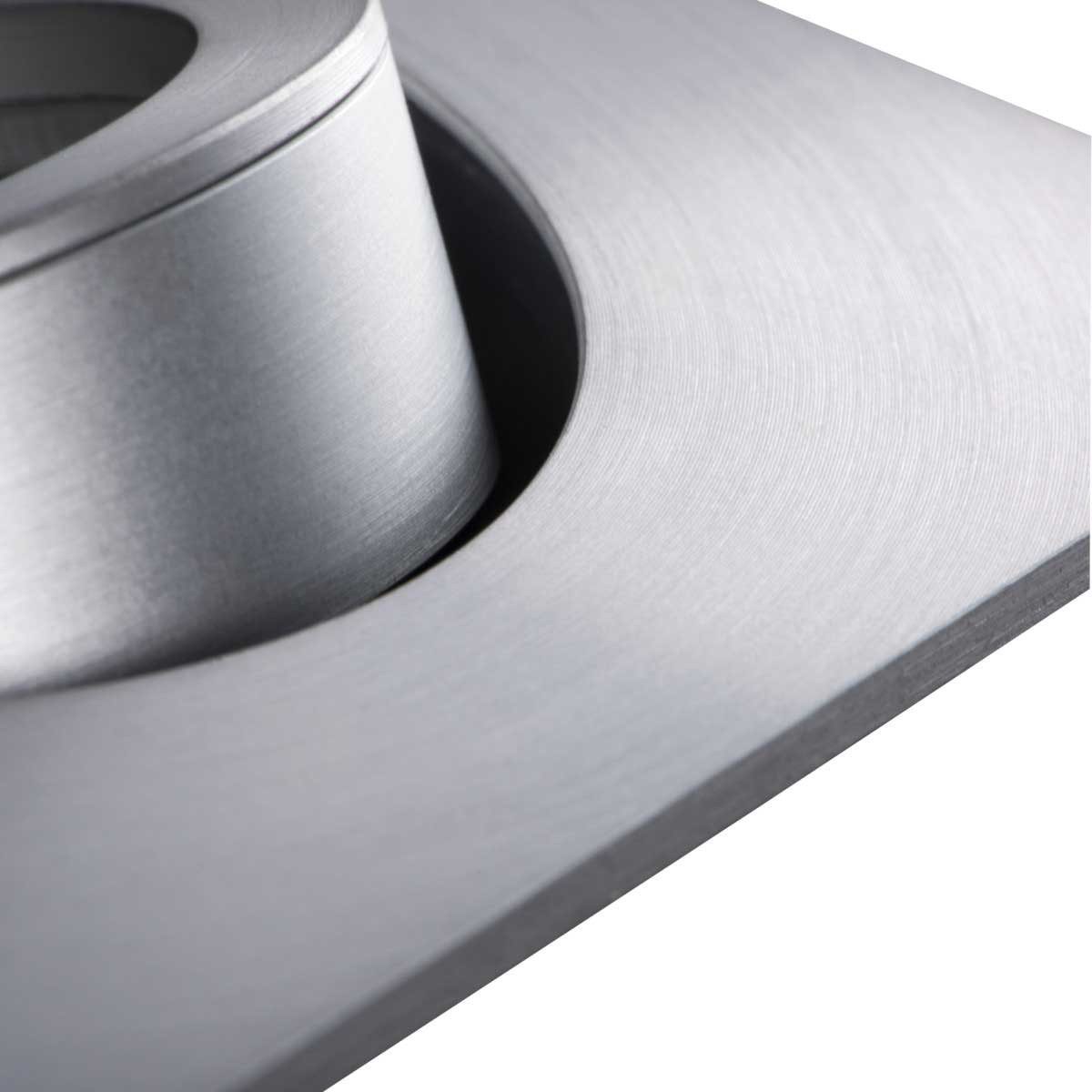 Kanlux Einbaurahmen Einbauleuchte EVIT Aluminium silb eckig schwenkbar