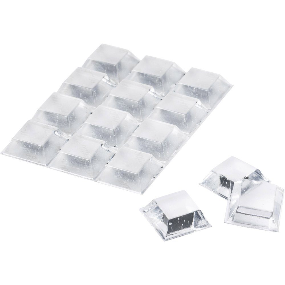 3M Bumpon Lärm-/Rutschstopper, transparent, eckig, 20,5 mm