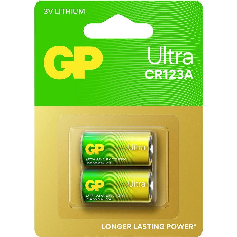 Gp Ultra Primary Lithium Batterie CR123A 2 Stück Fotobatterie CR123A Fotobatterie