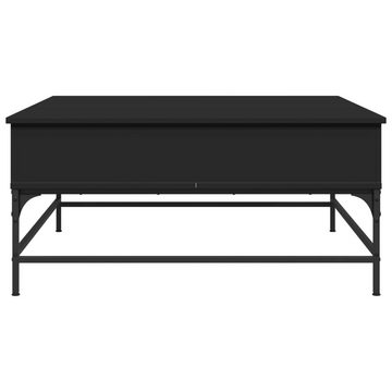 vidaXL Couchtisch Couchtisch Schwarz 95x95x45 cm Holzwerkstoff und Metall (1-St)