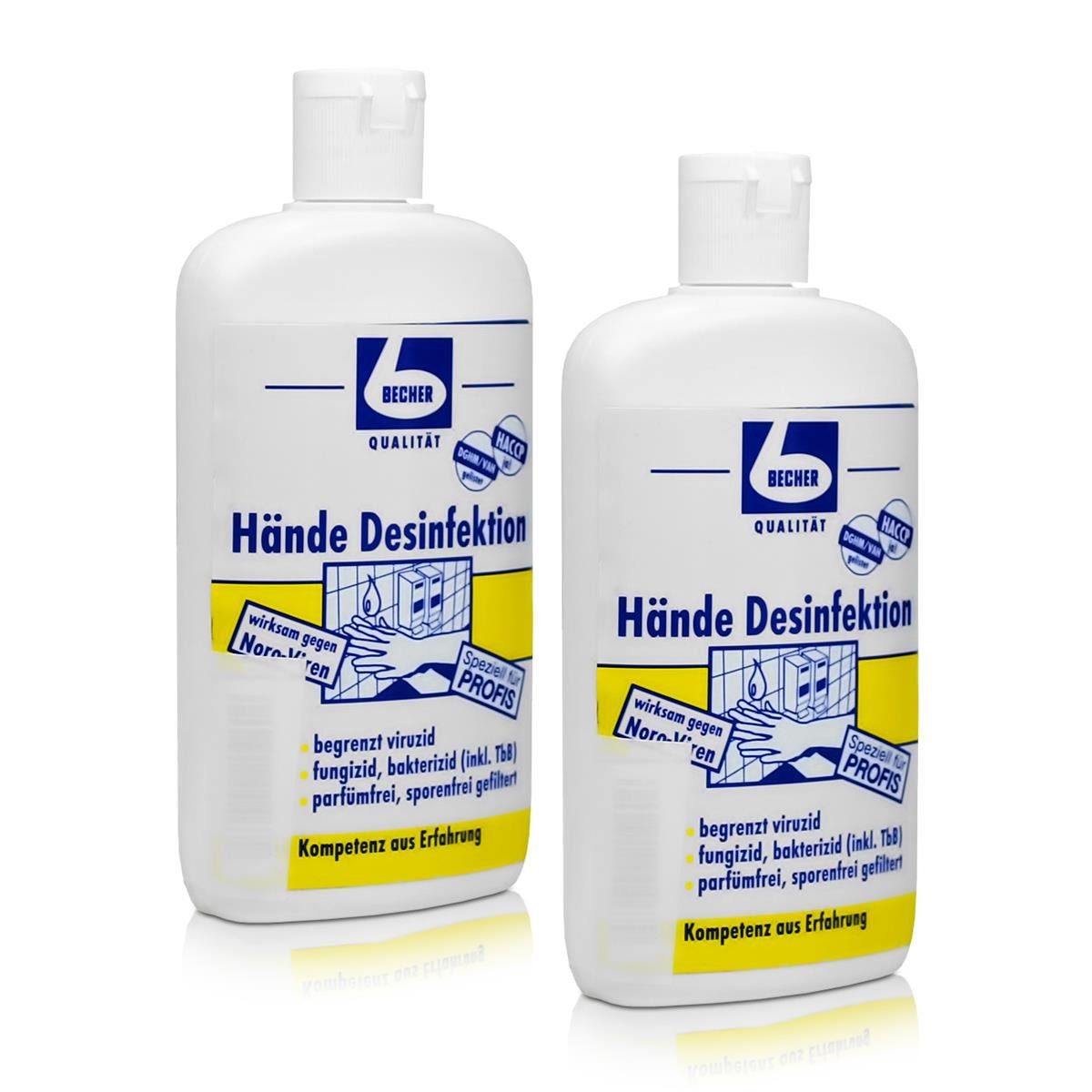 Dr. Becher Handseife Dr. Becher Hände Desinfektion 100ml Parfüm- und farbstofffreies Gel (2