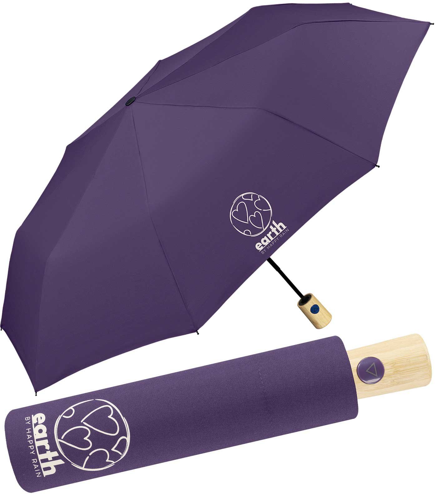 HAPPY RAIN Taschenregenschirm Earth - nachhaltiger günstig online kaufen