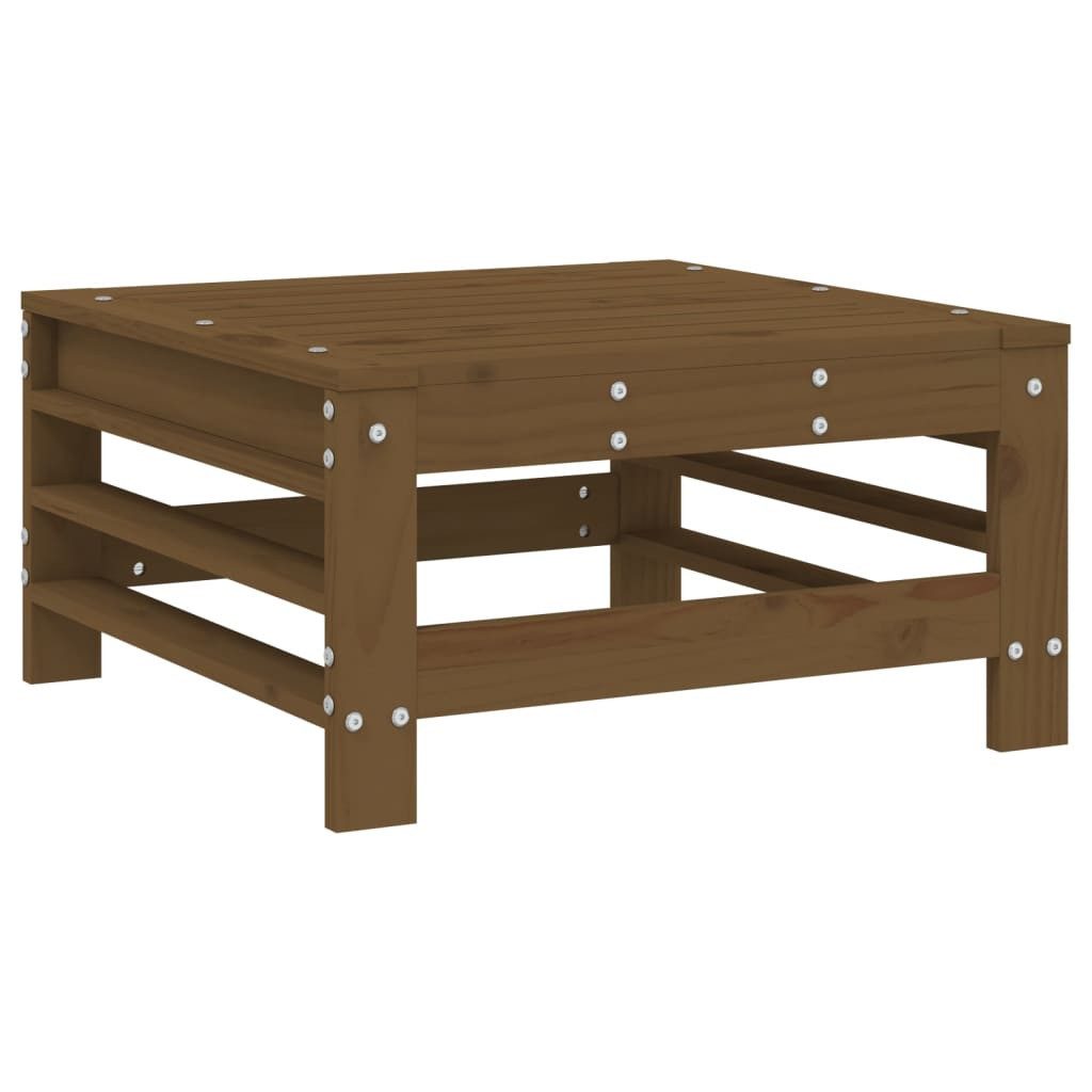 vidaXL Sofaelement Gartenhocker Honigbraun Massivholz Kiefer günstig online kaufen