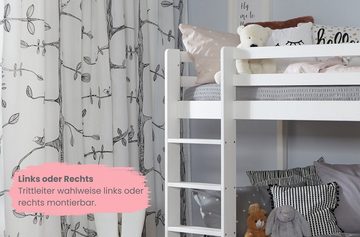 Ticaa Etagenbett Etagenbett Stockbett Rene Kiefer massiv Weiß