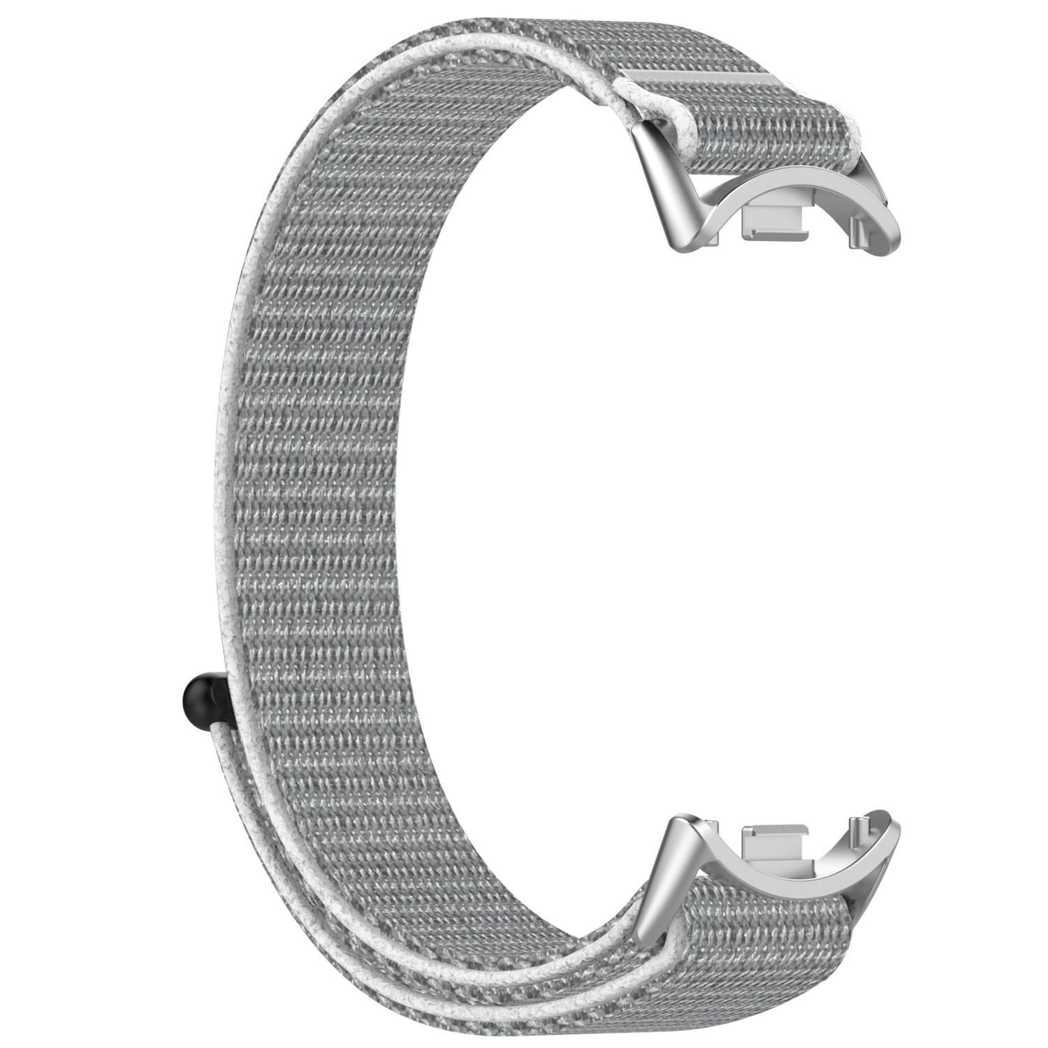 Wigento Smartwatch-Armband Für Xiaomi Smart Band 10 / 9 / 9 NFC Design Nylon Klettverschluss Band
