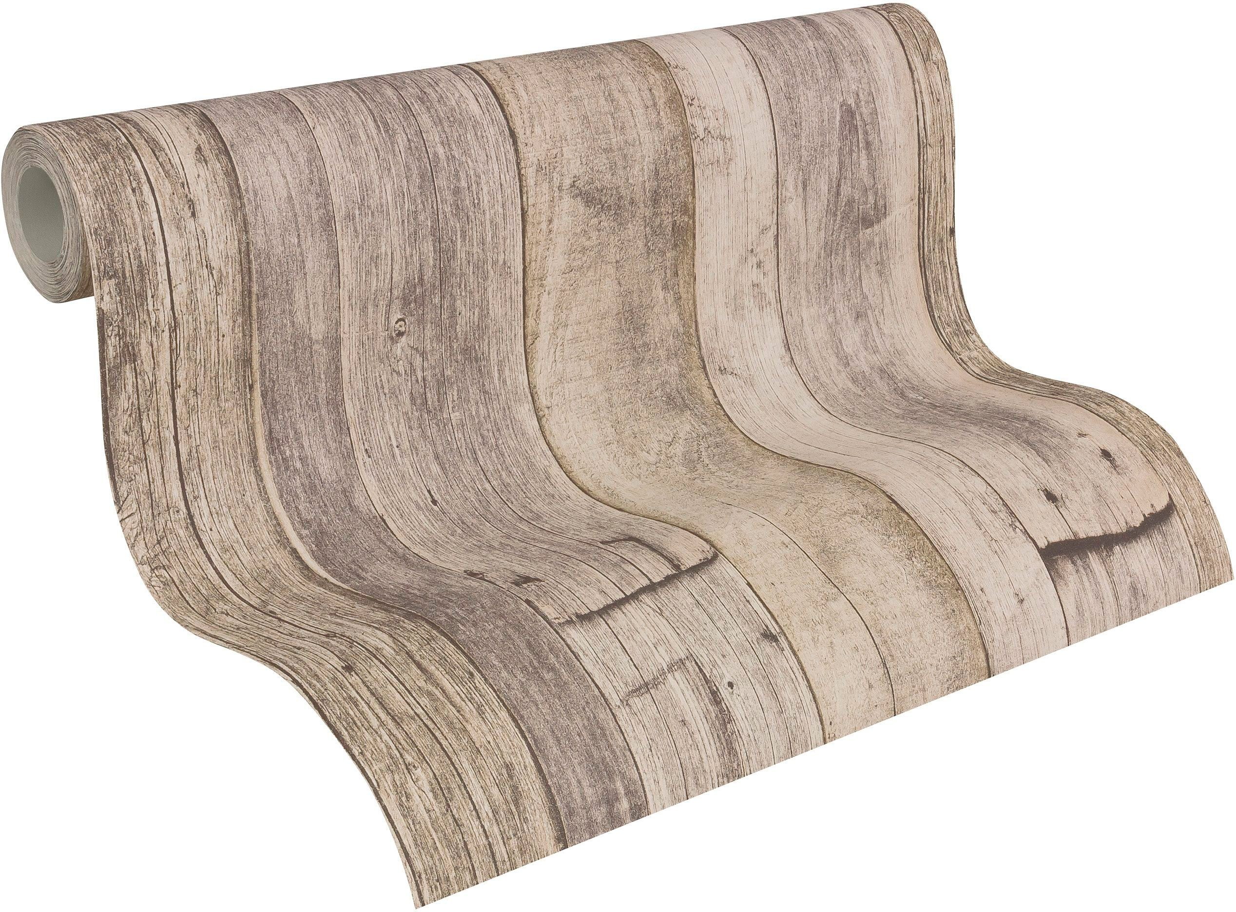 living walls Vliestapete Best of Wood`n Stone 2nd Edition, leicht strukturiert, Holz, gestreift, realistisch, Tapete Holzoptik matt leicht strukturiert Tapeten Wohnzimmer modern. Reduzierter Preis € 17,43. Unverbindliche Preisempfehlung € 44,95, (€ 3,27 pro 1 qm)