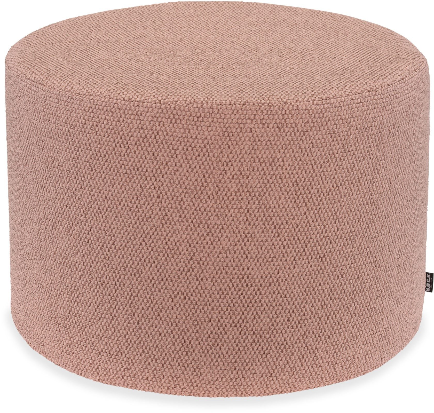 H.O.C.K. Sitzhocker H.O.C.K. Madrid Outdoor + Indoor Hocker rund ø60x40cm rosa in&out, Hocker, Sitzhocker, Pouf Hocker, Barhocker - wetterfest, vielseitig