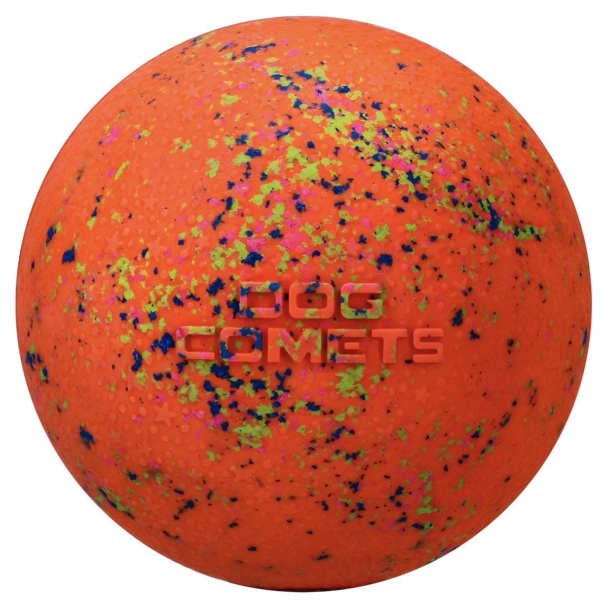 Dog Comets Tierball Hundespielzeug Stardust orange - 2er Pack