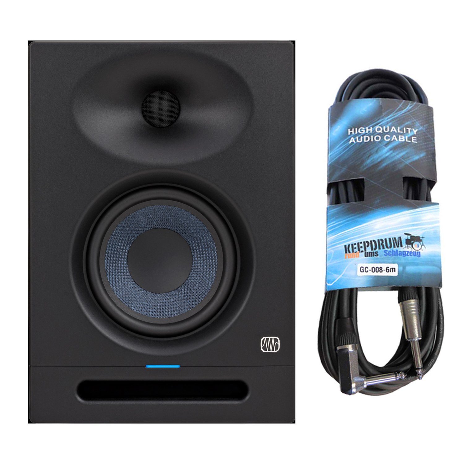 Studio Monitor-Box, Eris PC-Lautsprecher mit 5 (Aktive Klinkenkabel) Presonus W, 80