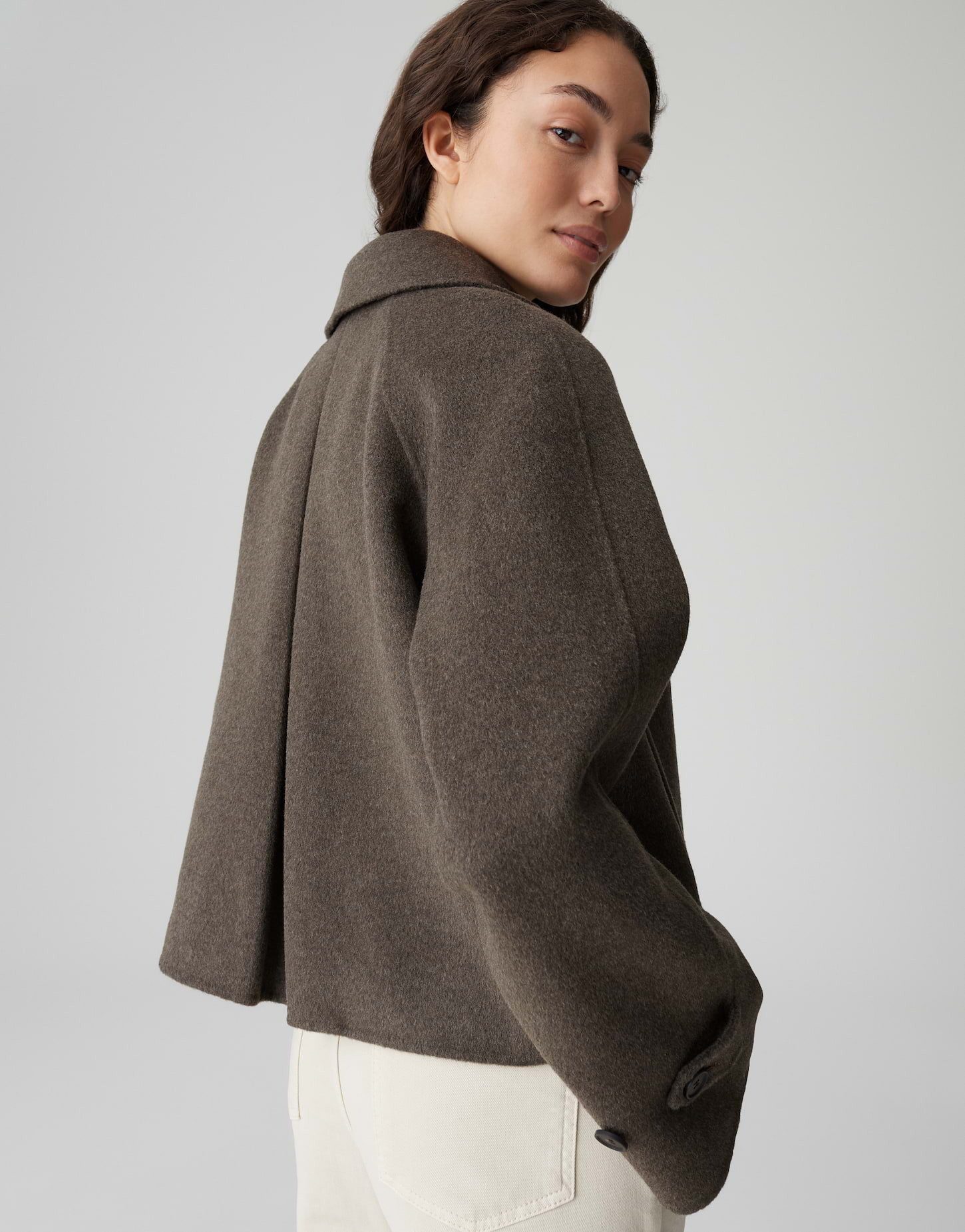 OPUS Trenchcoat HAILI im modernen Wollmix Look