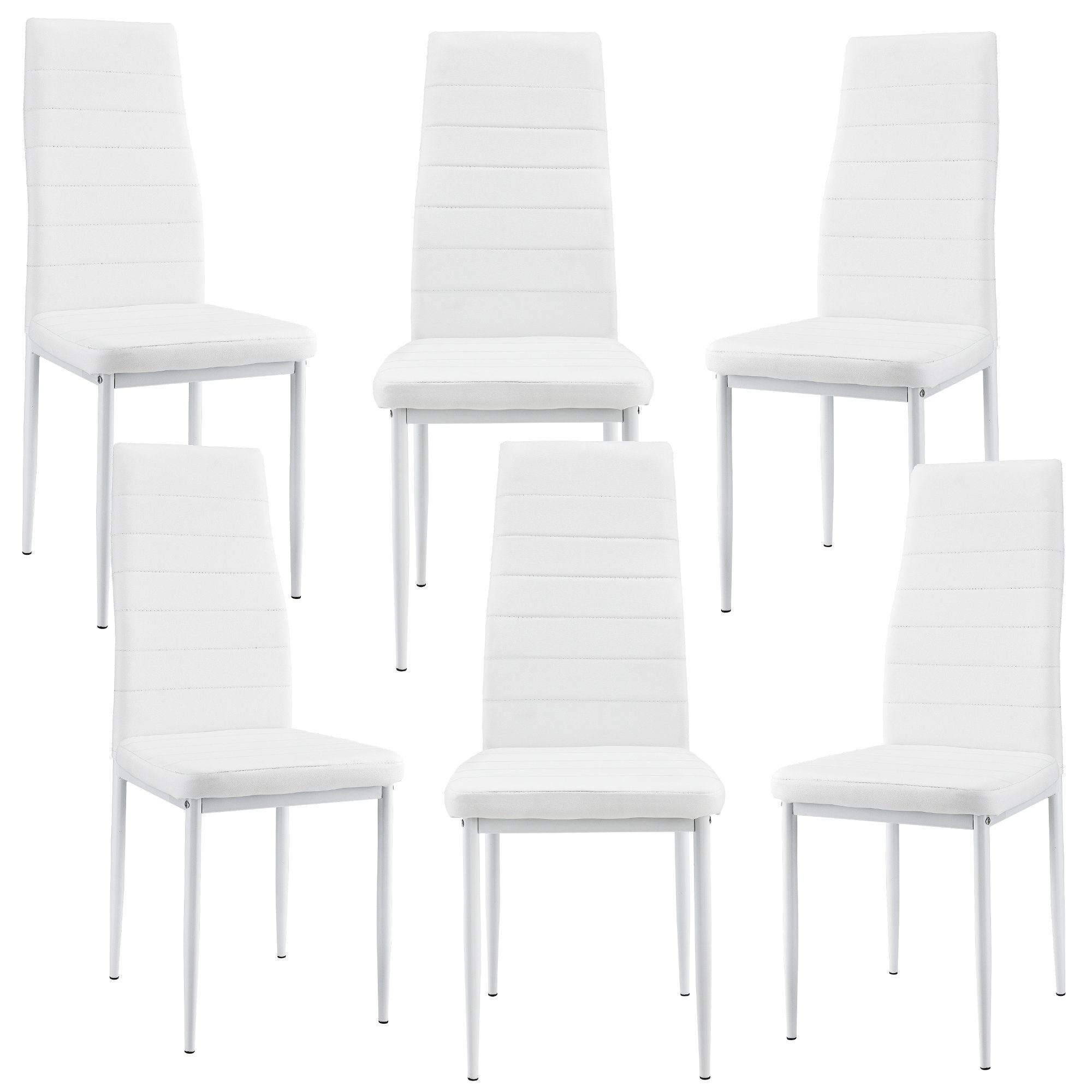 en.casa Esszimmerstuhl (Set), »Lidköping« Polsterstuhl 6er günstig online kaufen