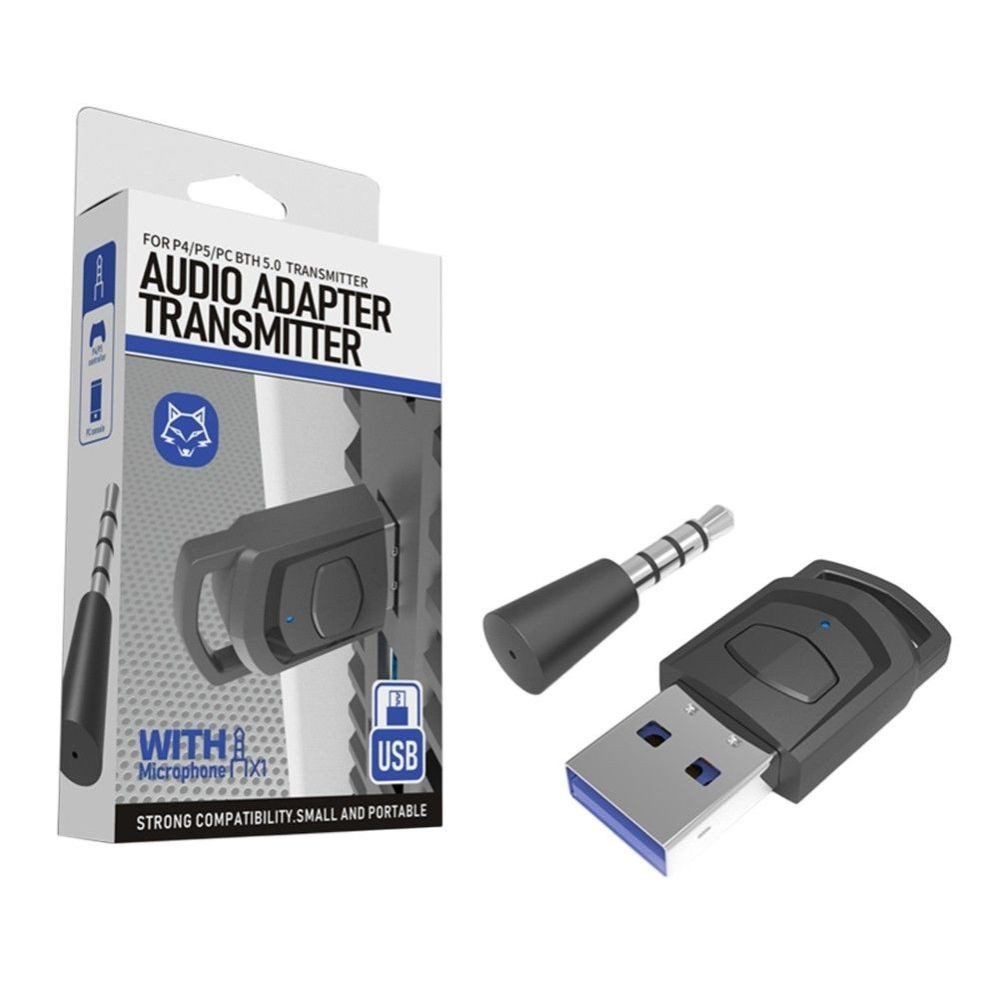 Bluetooth 5.0 Audio-Adapter für PS5 PS4 PC kabellos Gaming DE. Bluetooth-Adapter