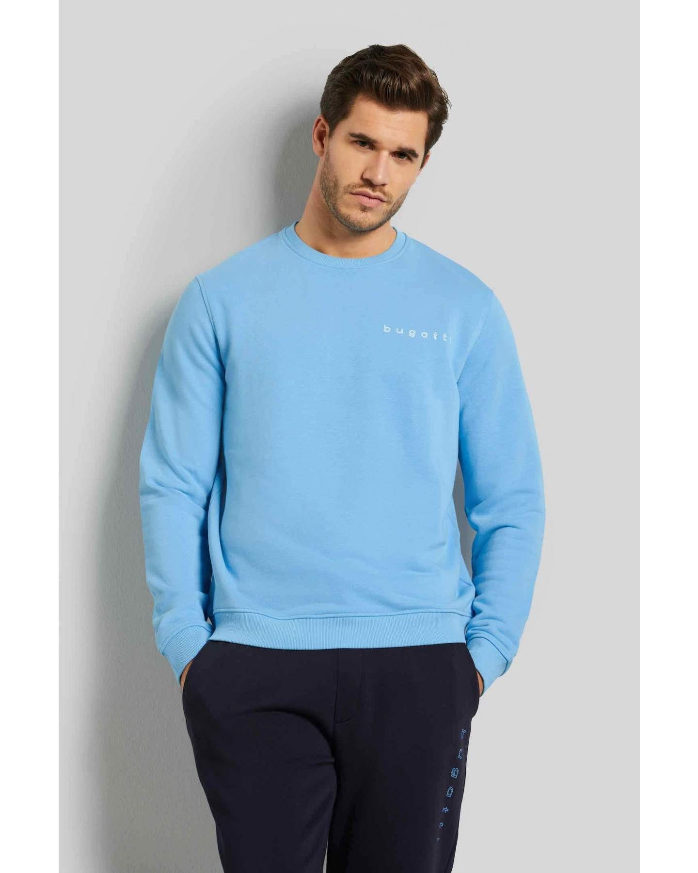 bugatti Sweatshirt 8650-35070 Hoher Anteil an hochwertiger Baumwolle,  Modern Fit