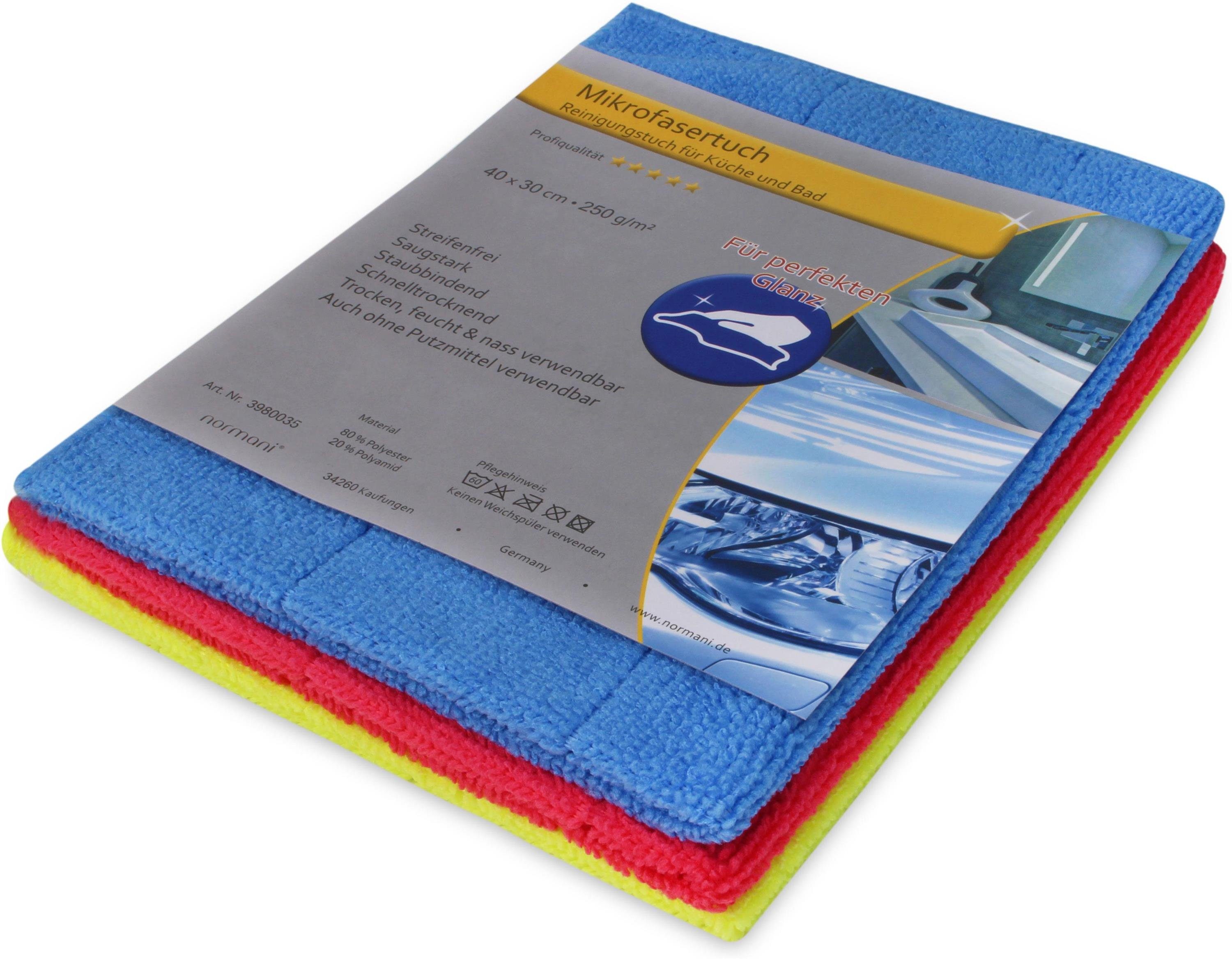 normani Spültuch, (12er Pack), Mikrofaser-Reinigungstuch