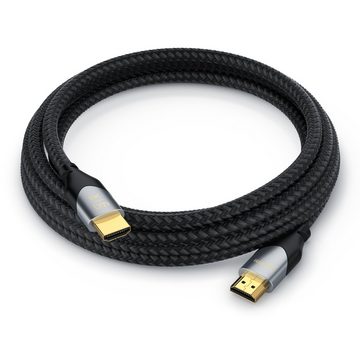 Primewire HDMI-Kabel, 2.1, HDMI Typ A (150 cm), UHD, Ethernet, 8K @ 120 Hz, 4k @ 240 Hz, 3D TV, eARC, HDR10+, 1,5m