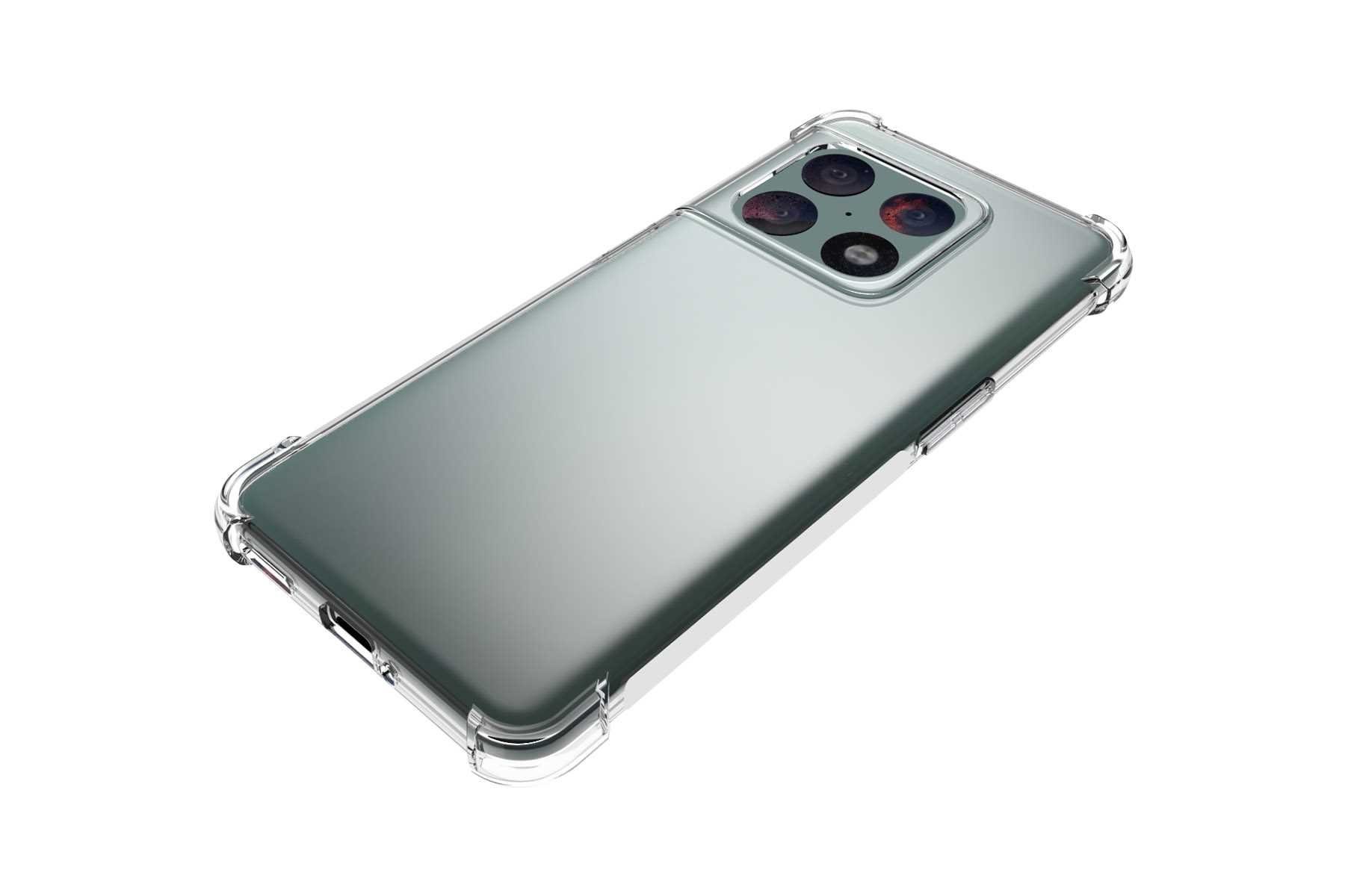 mtb more energy Smartphone-Hülle Clear Armor Case für OnePlus 10 Pro 5G, Transparente TPU Schutzhülle Case Backcover mit Anti-Shock Verstärkung