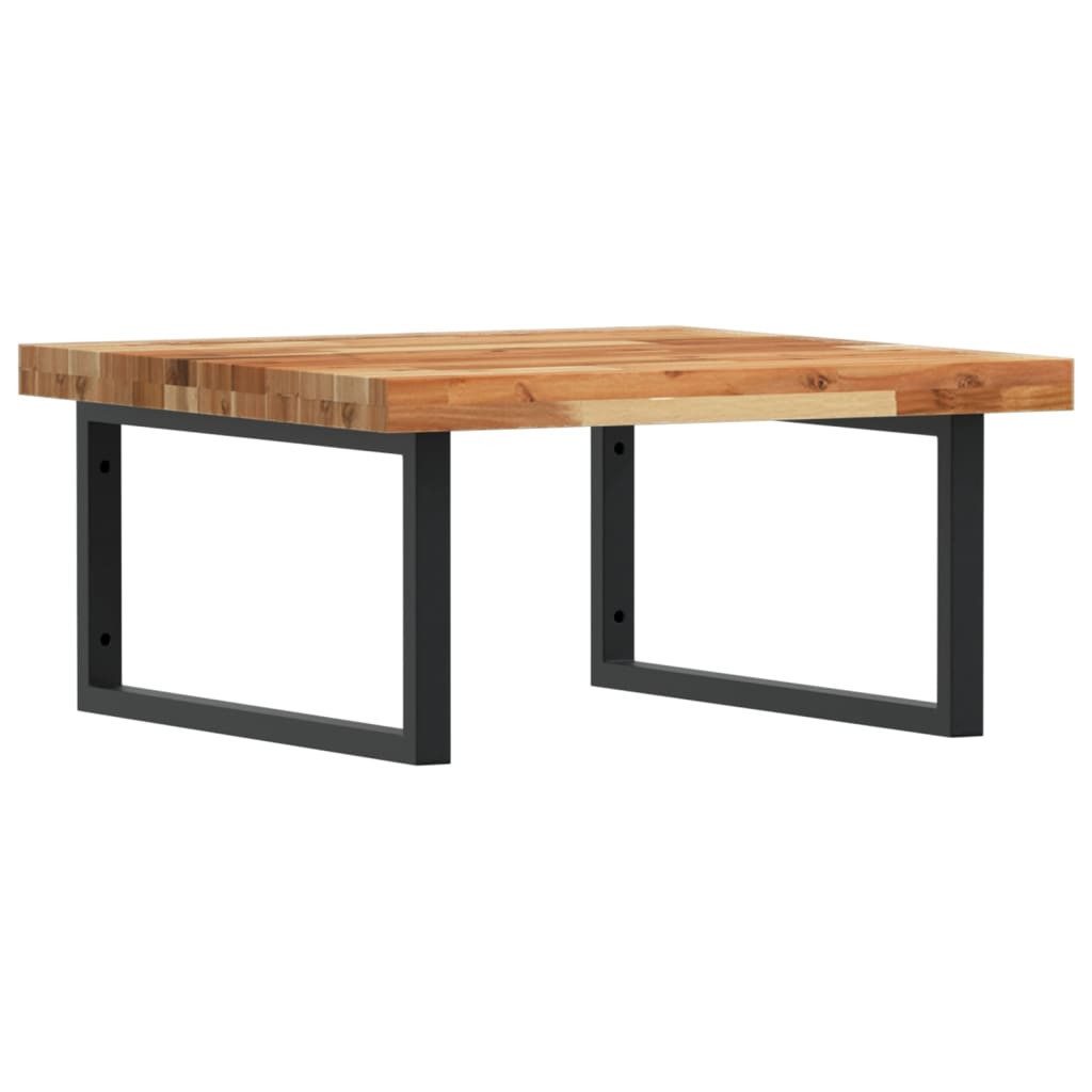 vidaXL Badezimmerspiegelschrank Waschbeckenregal Wandmontage Stahl und nholz (1-St)