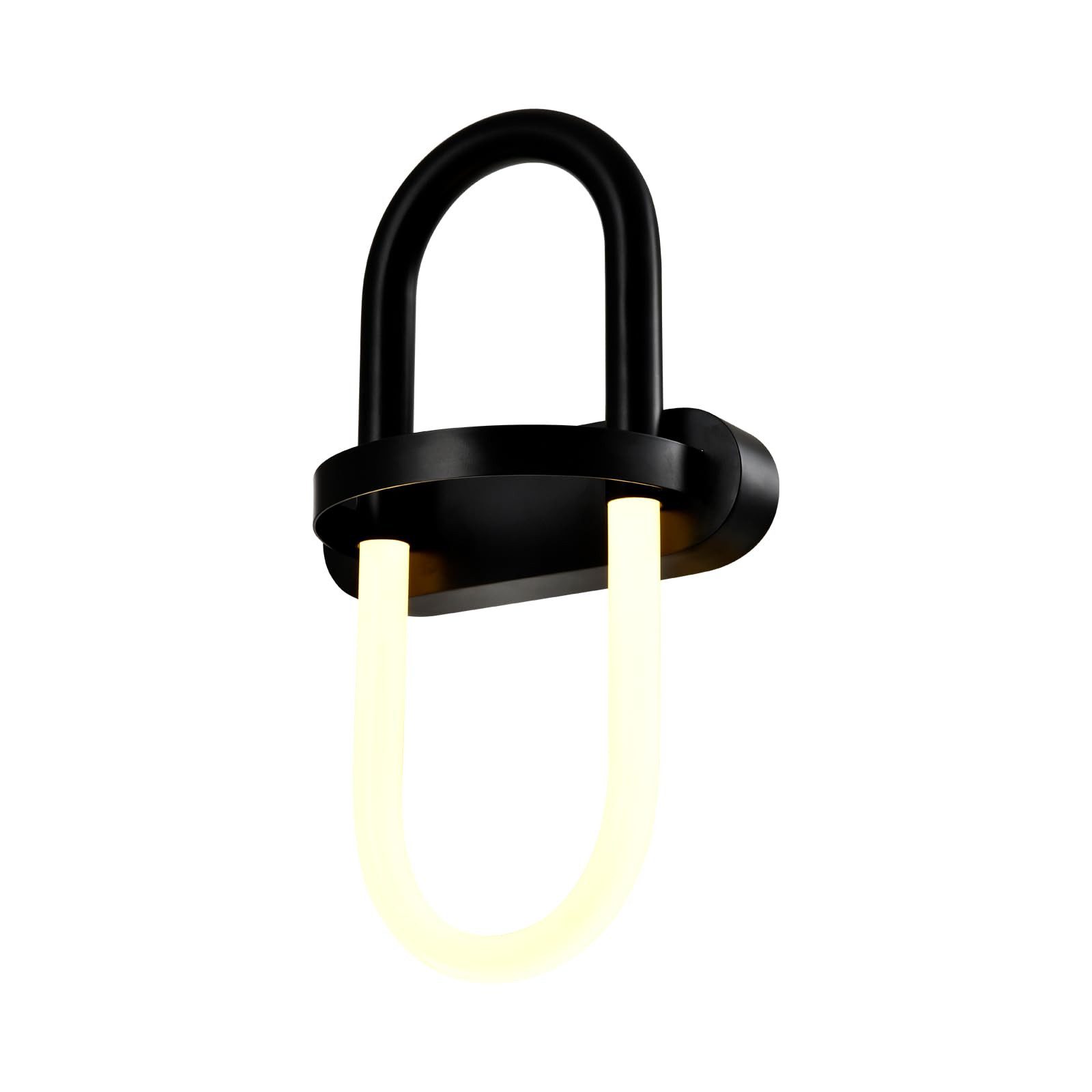 LQWELL Wandleuchte Moderne einfache industrielle LED-Wandleuchte Metall matt schwarz, LED fest integriert, warmweiß-kaltweiß(3000K) Vintage Wandleuchte im Industrial Design, für Schlafzimmer, Wohnzimmer, Studio, Bar, Theke, Hotel, Treppe