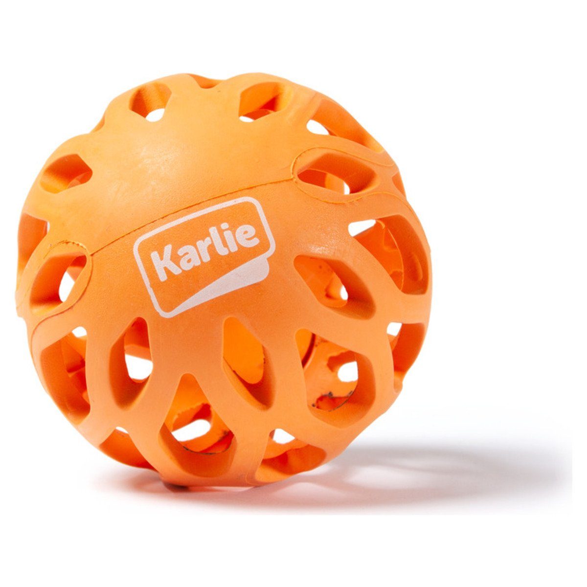 Tierball Gummispielball Koko orange, klein